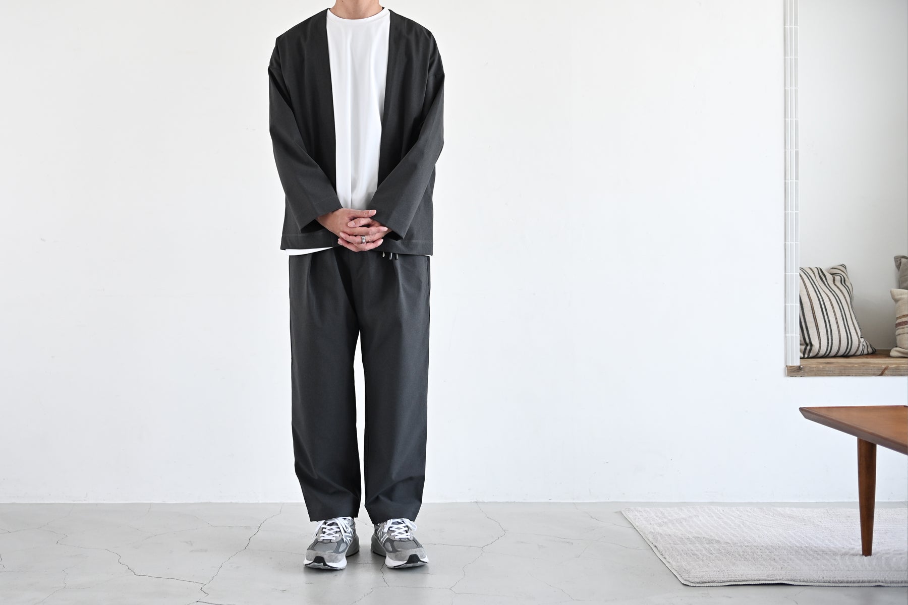 Minimalist Easy Pants (Relax) / Gray