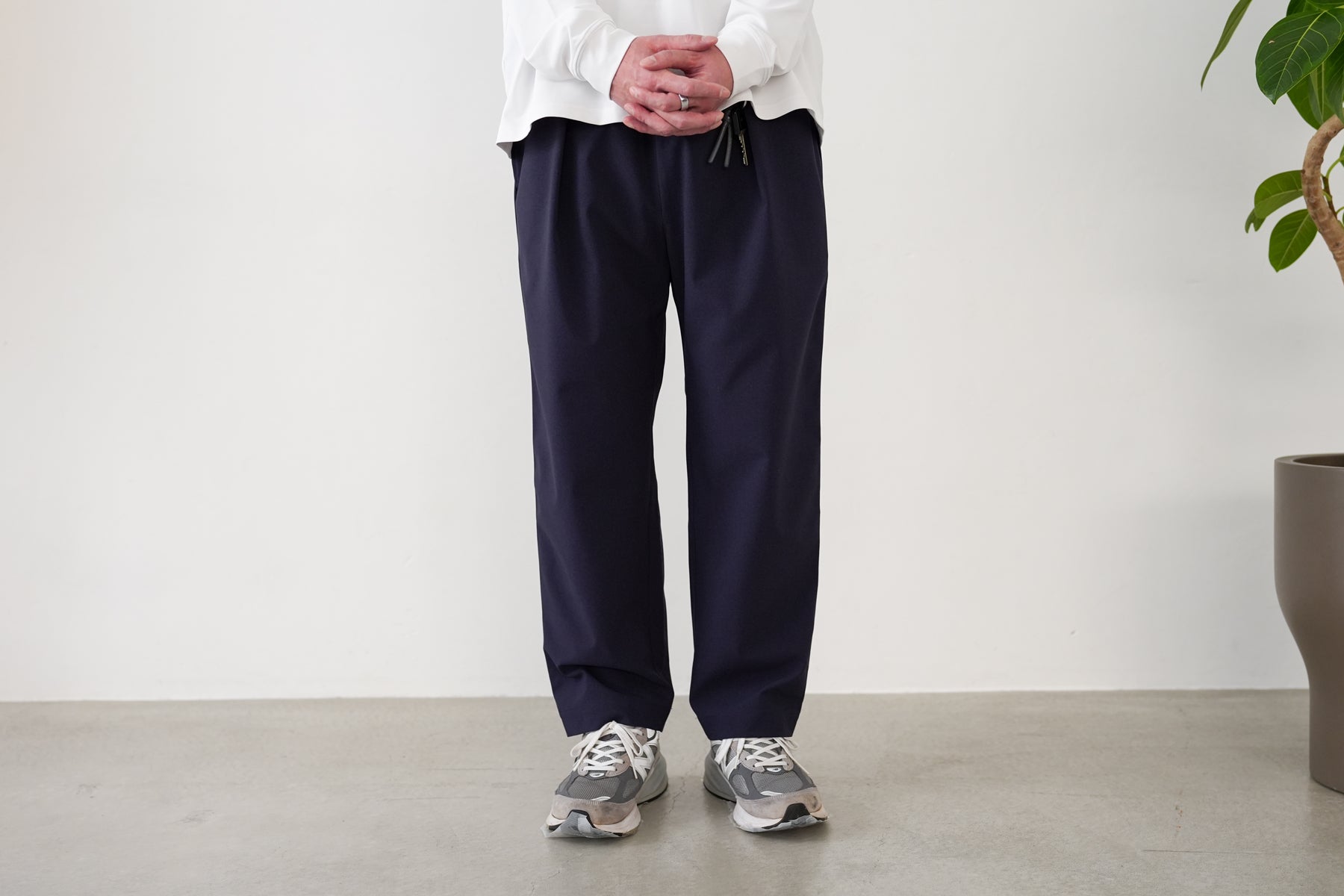 【予約】Minimalist Easy Pants (Relax) / Navy【5月入荷予定】