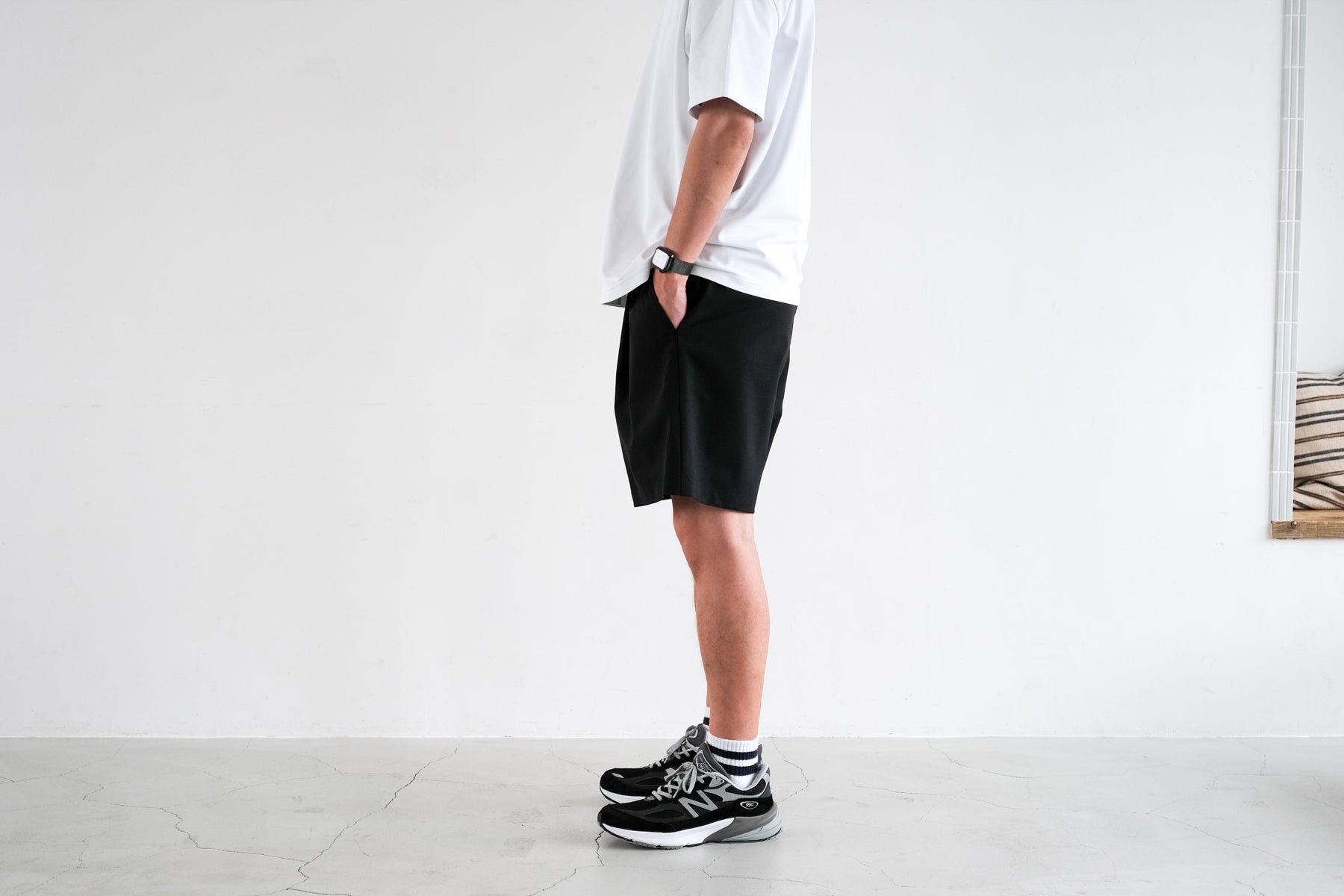 Minimalist Easy Shorts (Relax) / Black