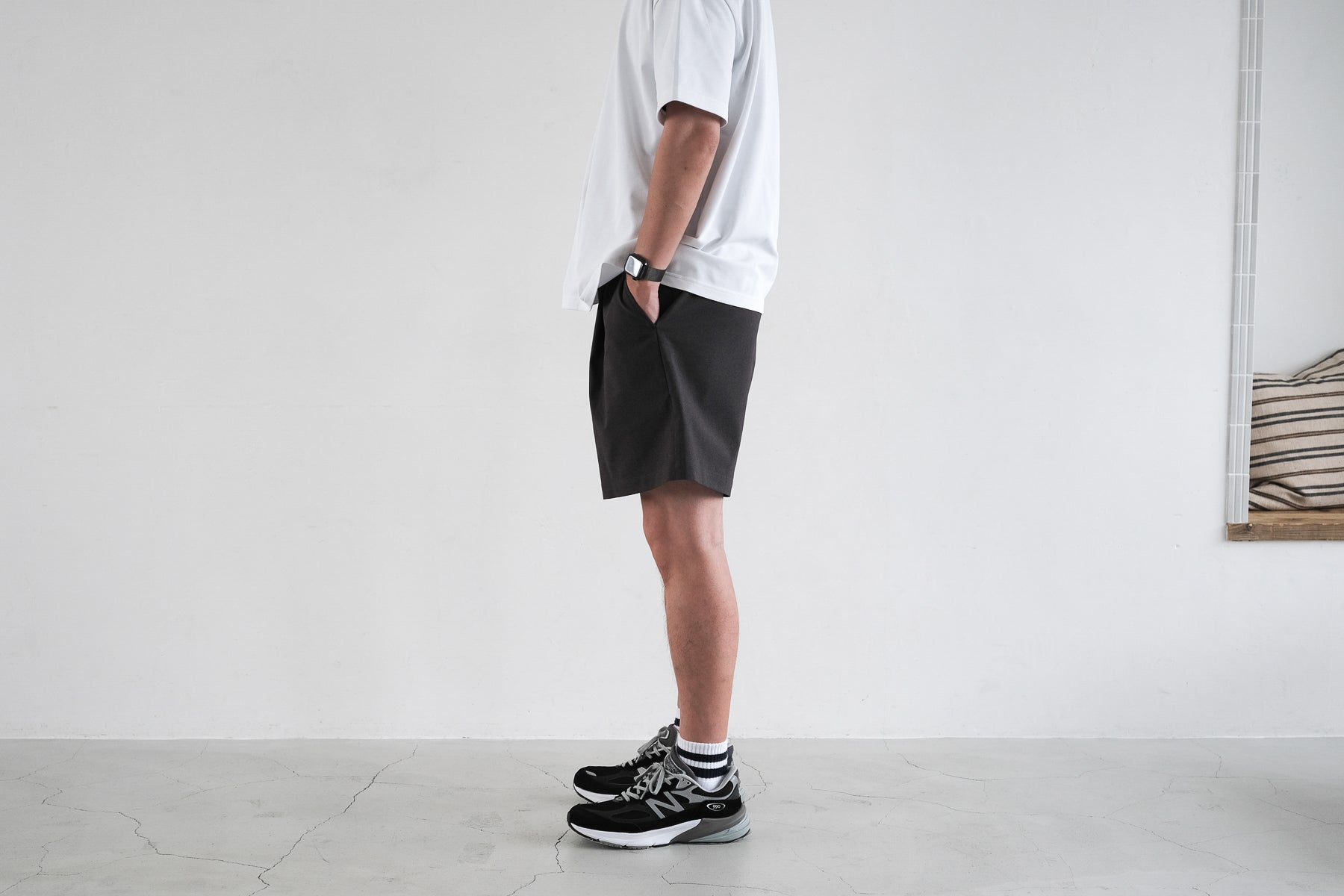 Minimalist Easy Shorts (Relax) / Gray
