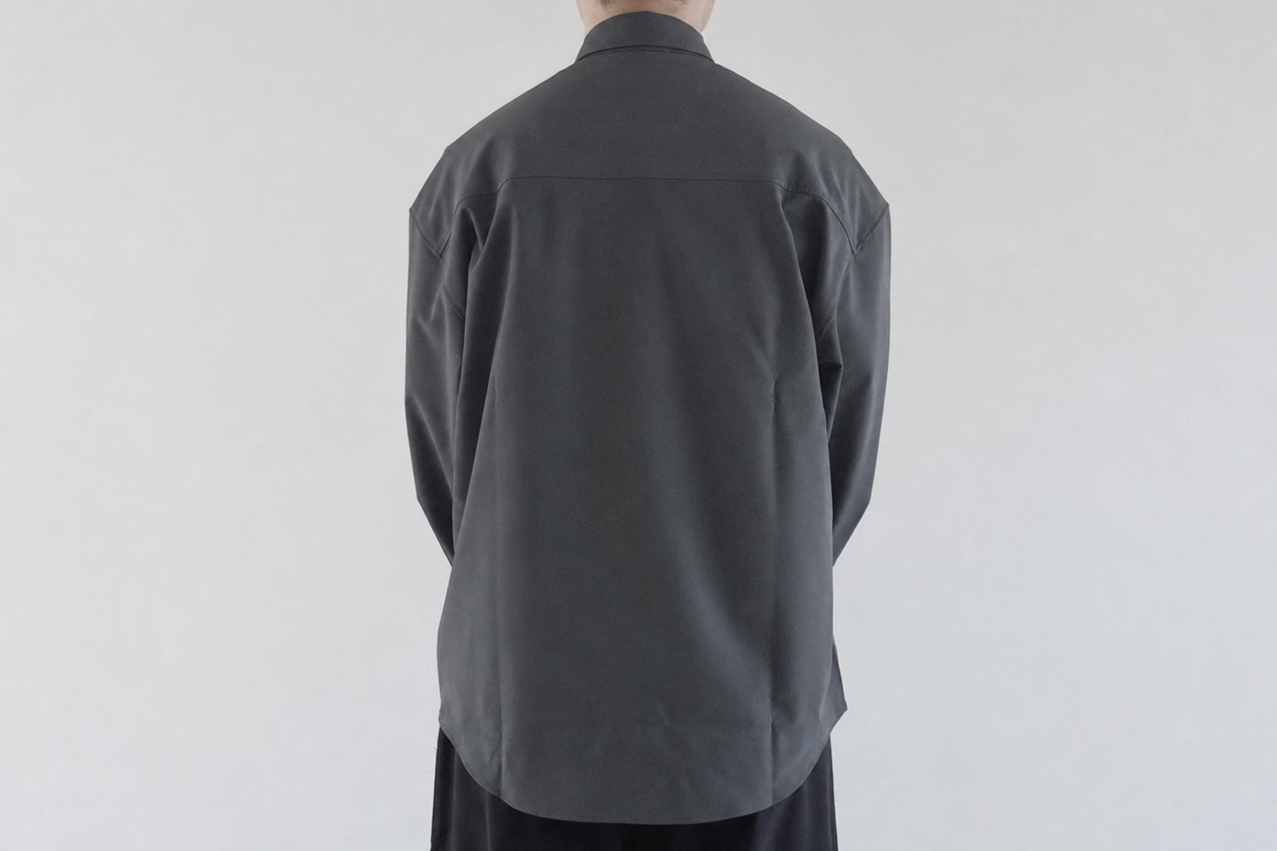 【予約】Minimalist OS Shirt LS / Gray【10月入荷予定】