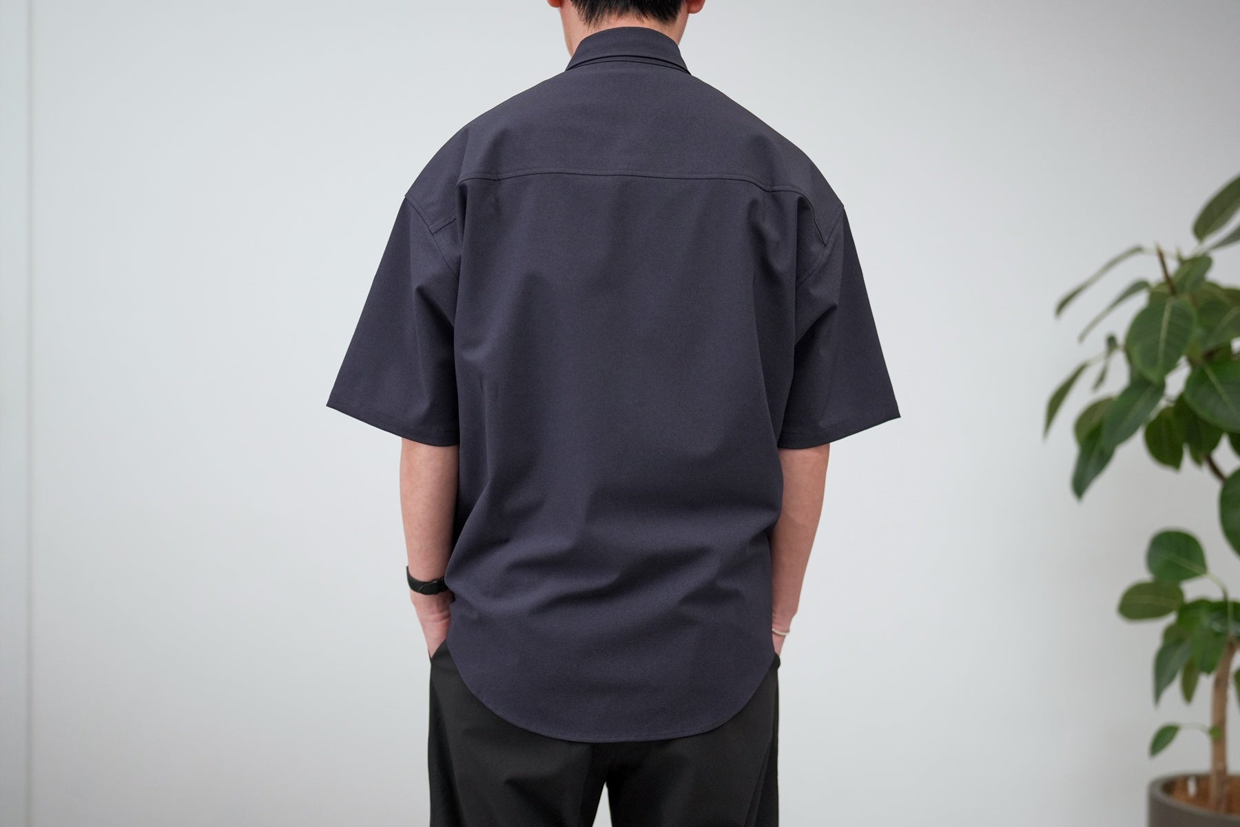 Minimalist OS Shirt SS / Navy【6月入荷予定】