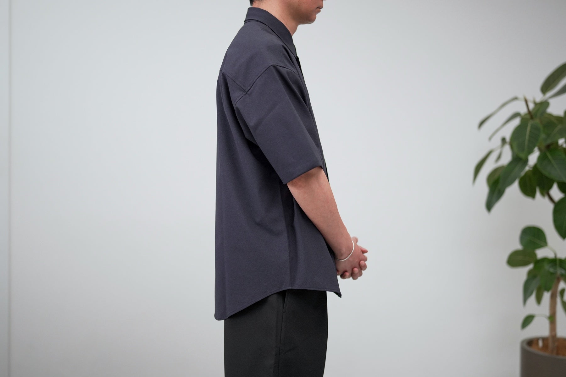 Minimalist OS Shirt SS / Navy【6月入荷予定】