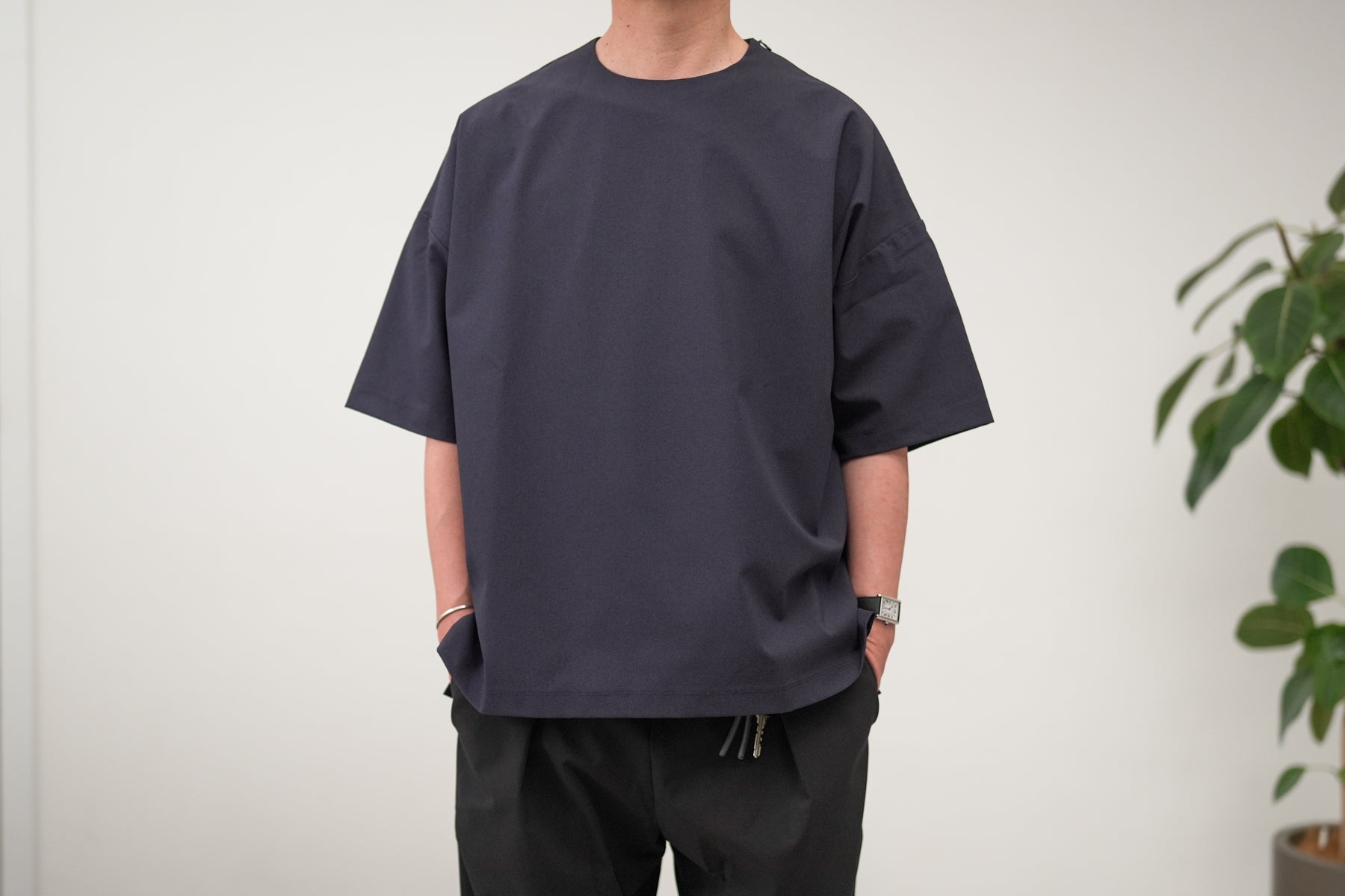 【予約】Minimalist Shirt SS / Navy【7月入荷予定】