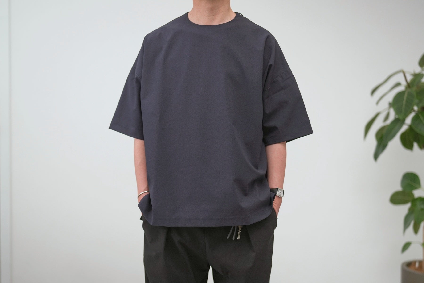 Minimalist Shirt SS / Navy【6月入荷予定】