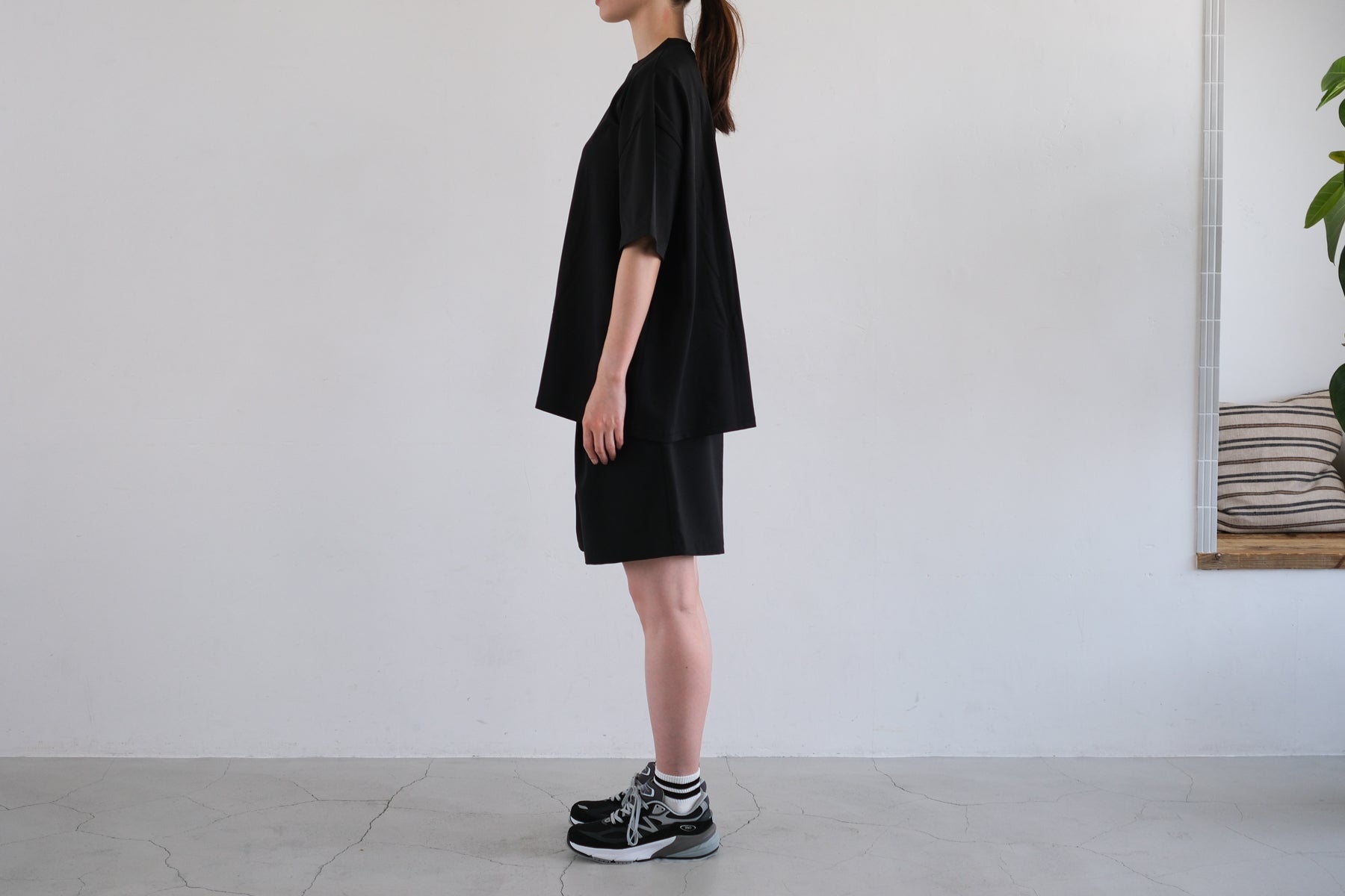 MOON-TECH® OVERSIZE TEE / Black