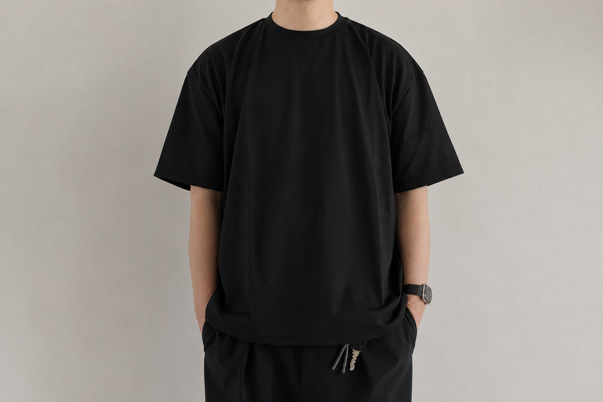 MOON-TECH® OVERSIZE TEE / Black