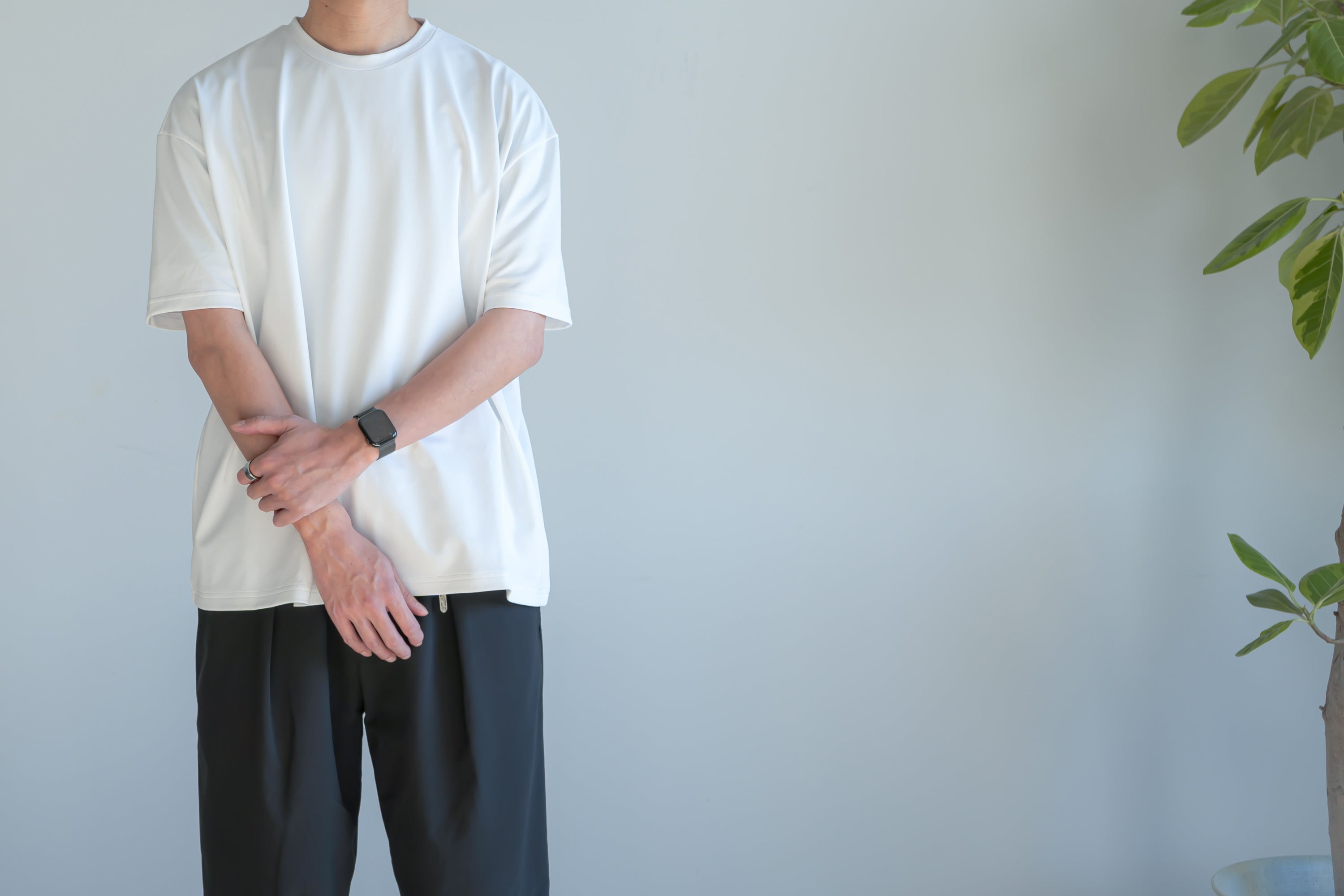 MOON-TECH® OVERSIZE TEE / White