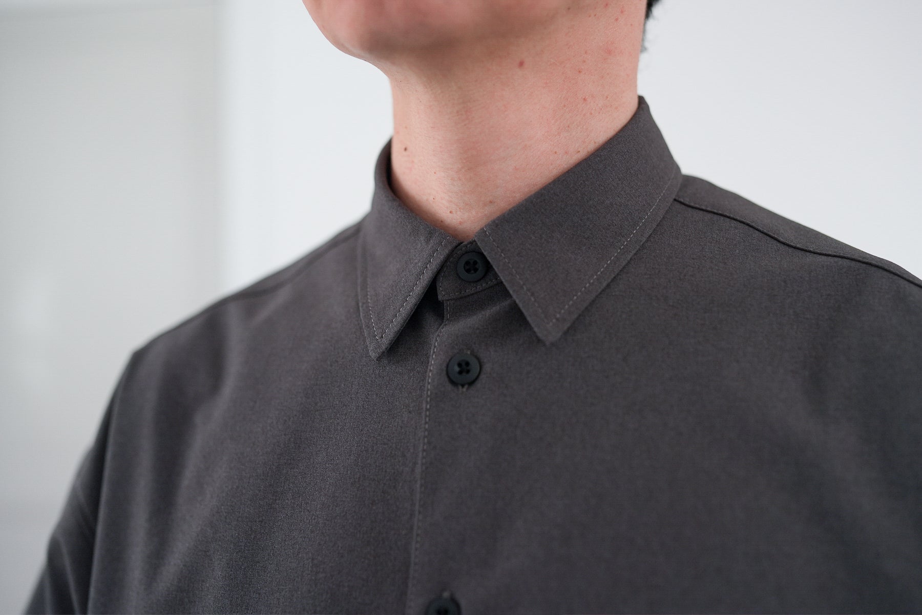 【予約】Minimalist OS Shirt SS / Gray【9月入荷予定】