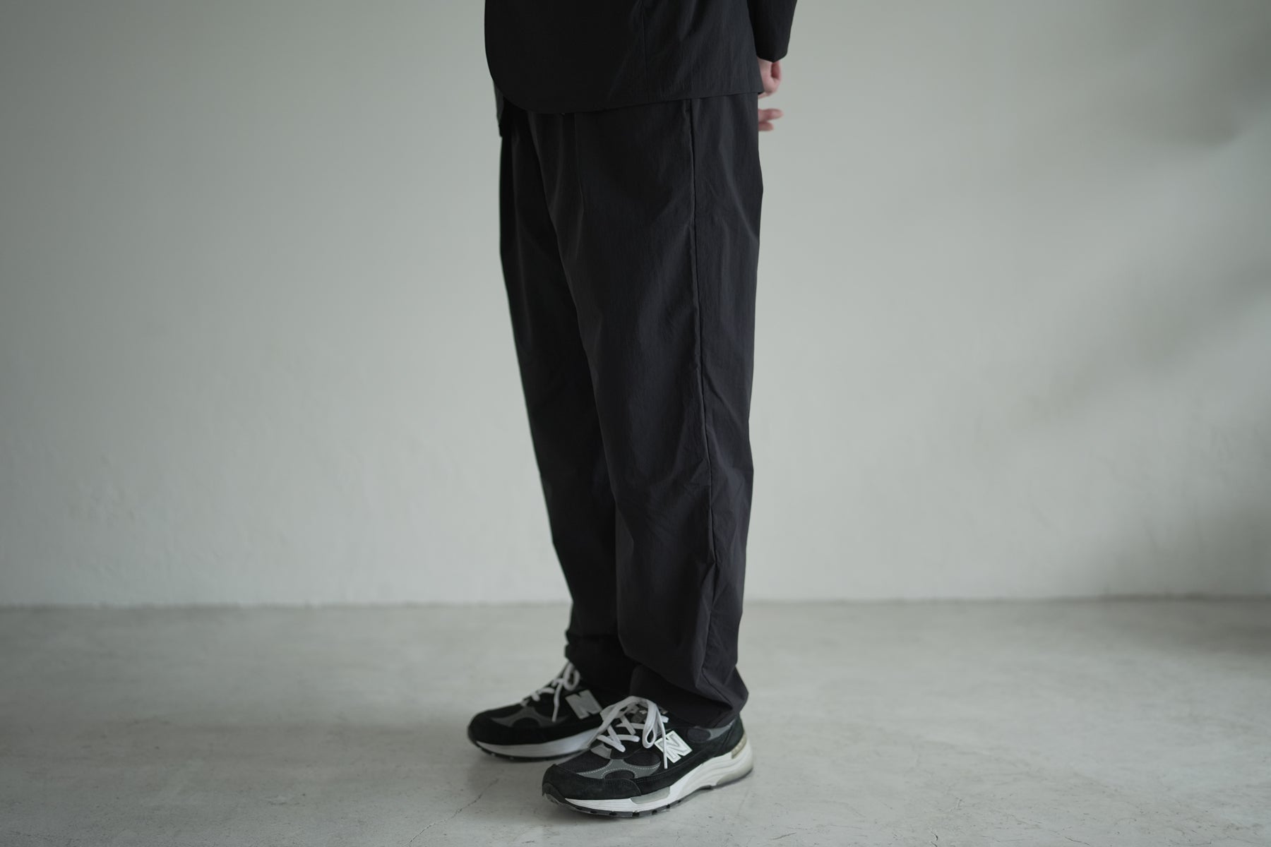 【予約】TRANSIT Easy Pants (Relax) / Black【9月入荷予定】