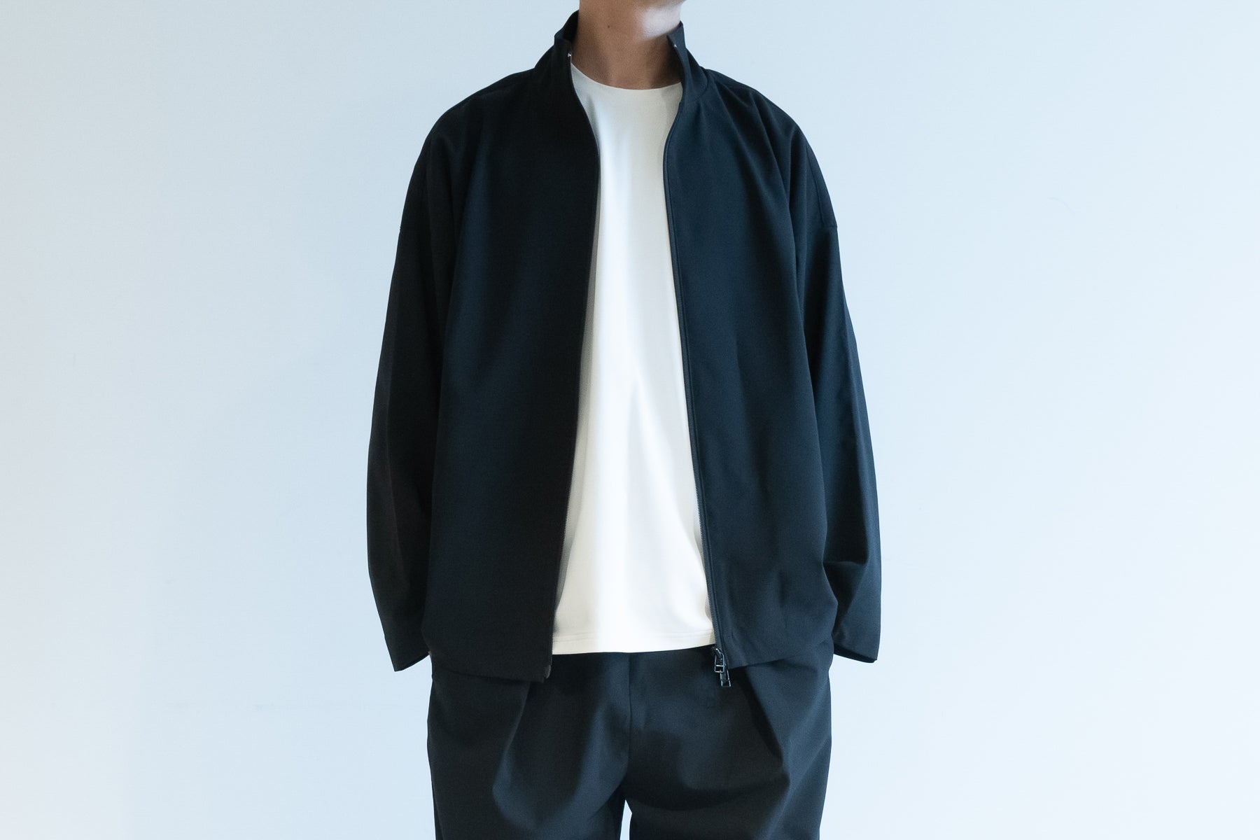 メンズMINIMALIST ZIP JACKET / BLACK ¥28,000 - www