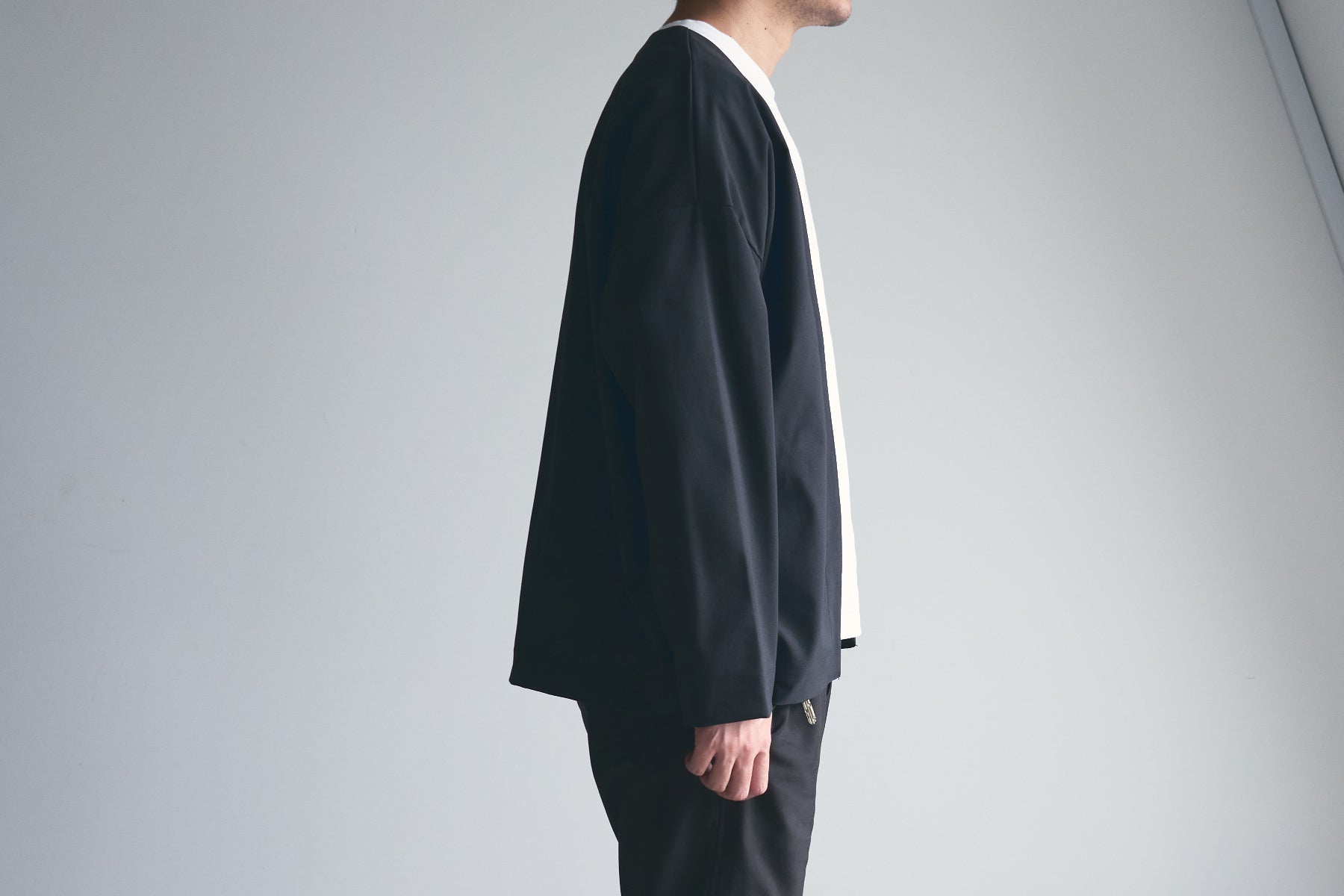 Minimalist HAORI / Black