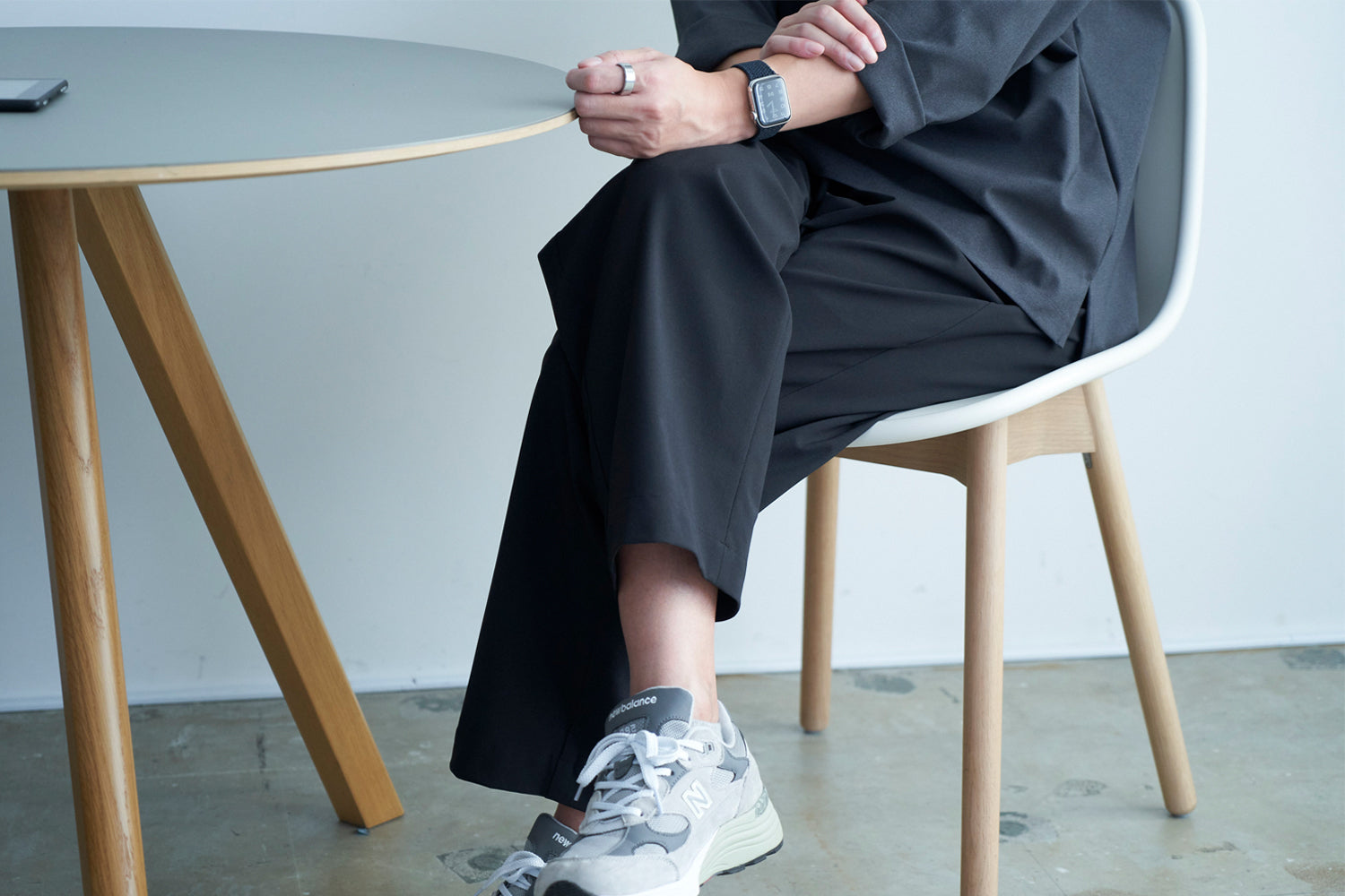 Minimalist Easy Pants (Relax) / Black