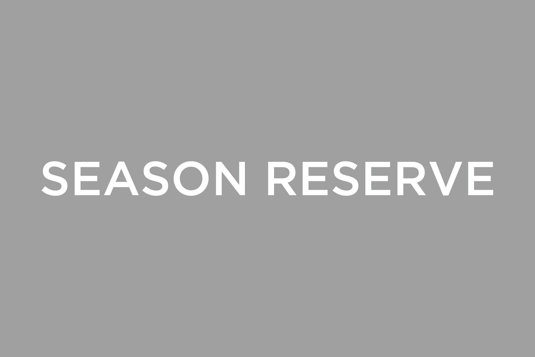 SEASON RESERVEのお知らせ