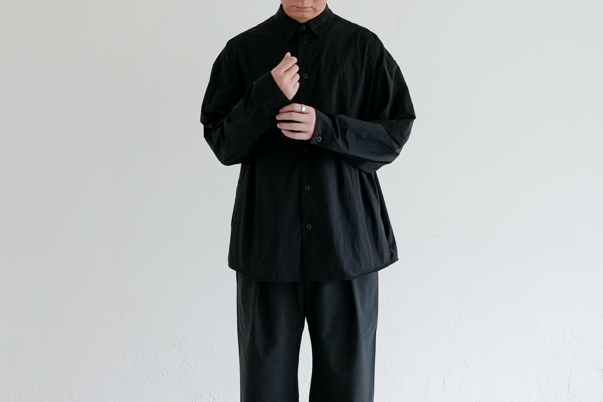 「TRANSIT Shirt / Black」が入荷いたしました