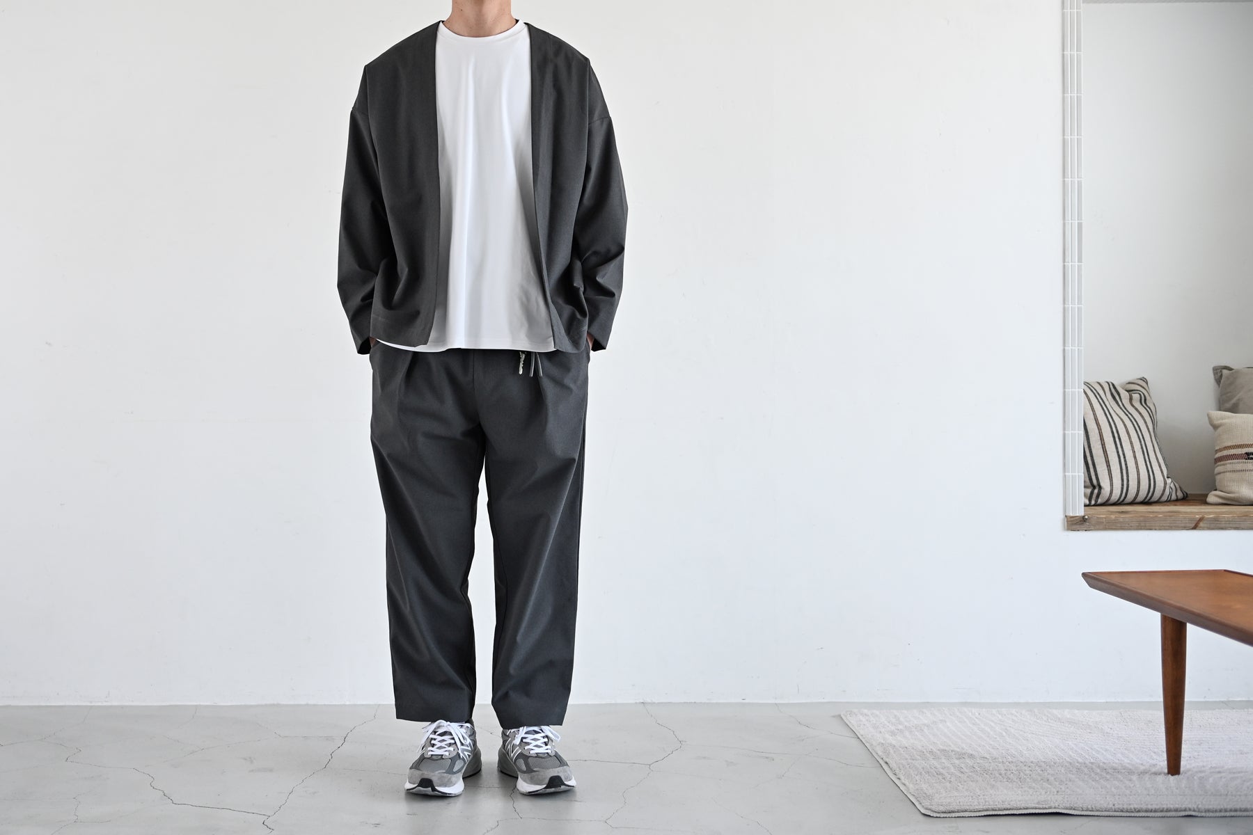 Minimalist Easy Pants (Relax)  / Gray