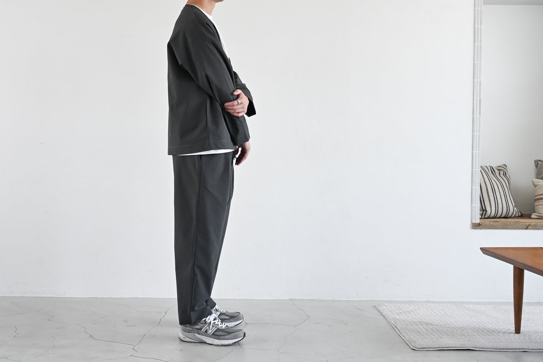 Minimalist Easy Pants (Relax)  / Gray