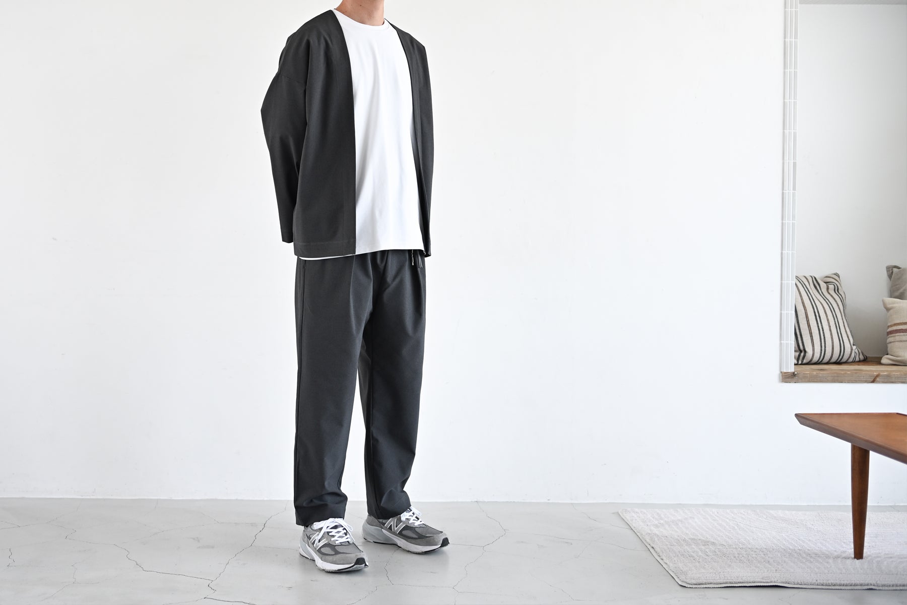 Minimalist Easy Pants (Relax)  / Gray