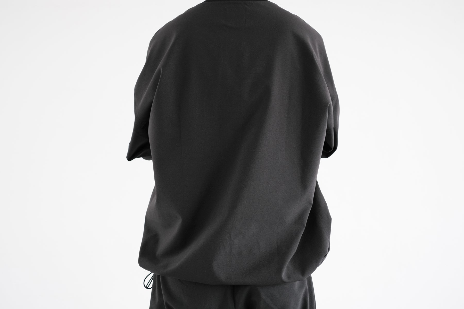 Drawstring Shirt LS / Black