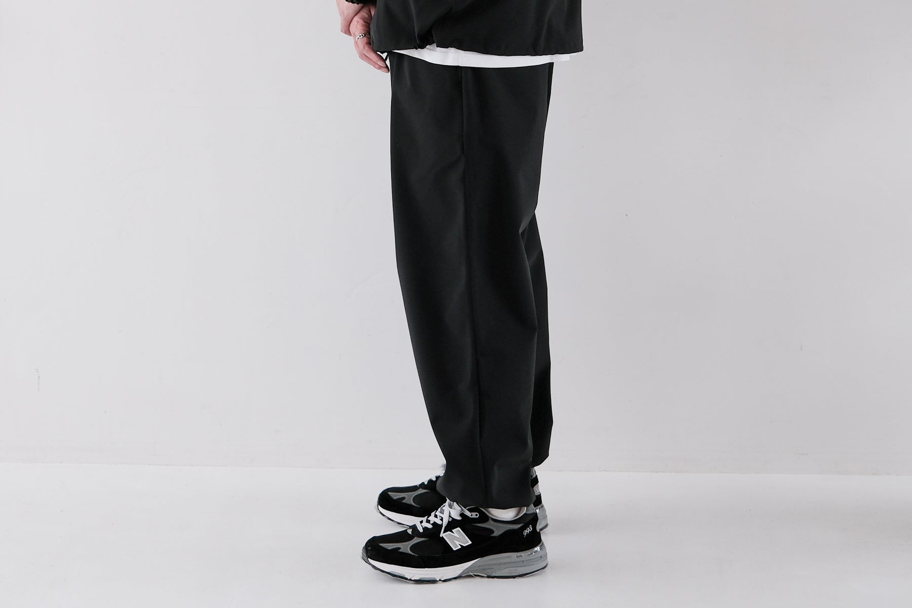 【予約】Minimalist Easy Pants (Drawstring) / Black【7月入荷予定】