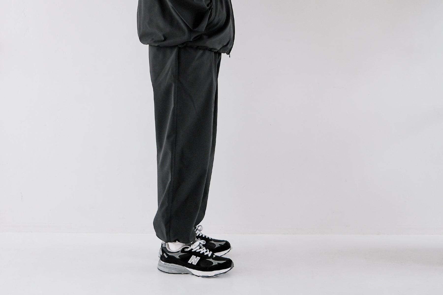 【予約】Minimalist Easy Pants (Drawstring) / Black【7月入荷予定】