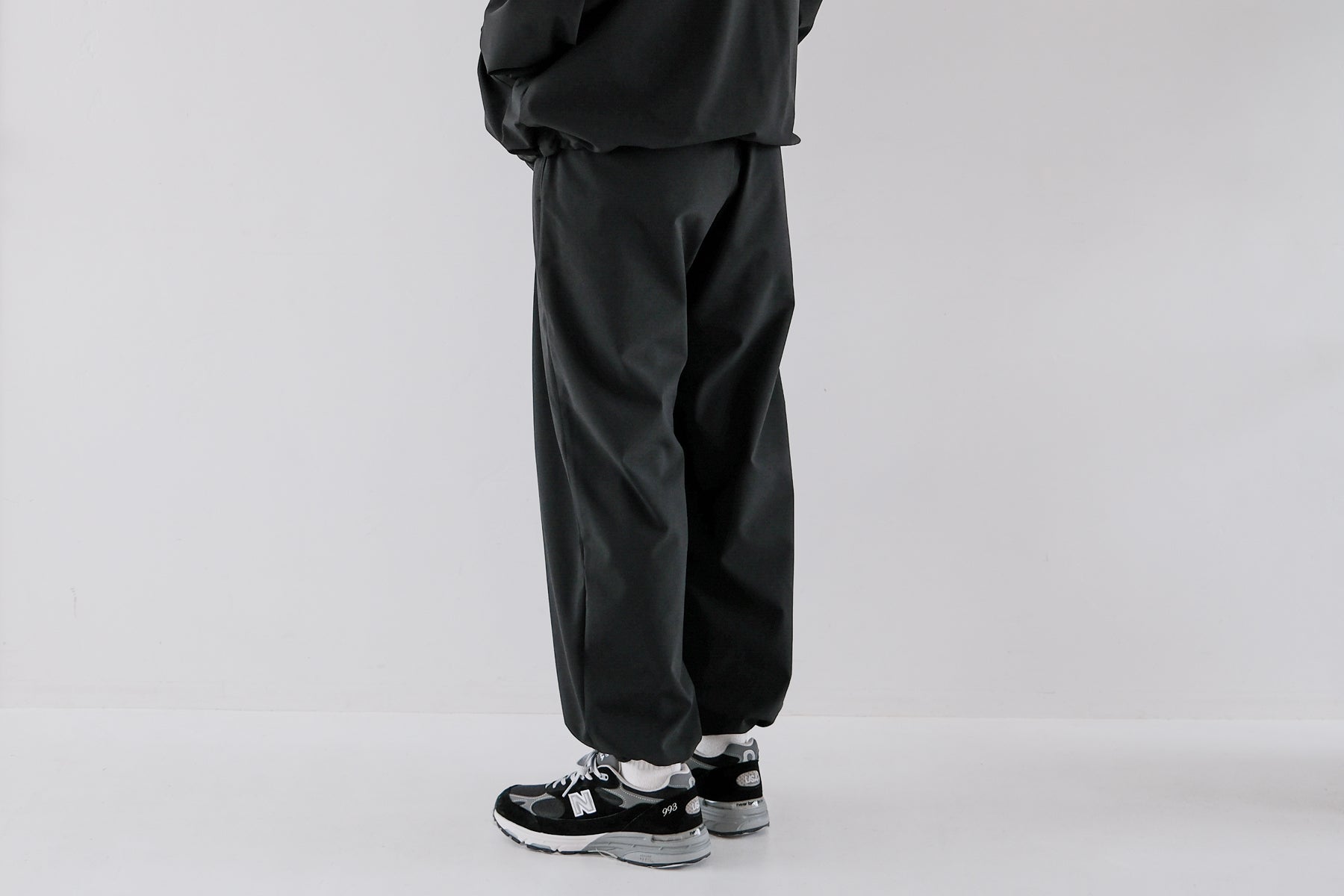 【予約】Minimalist Easy Pants (Drawstring) / Black【7月入荷予定】