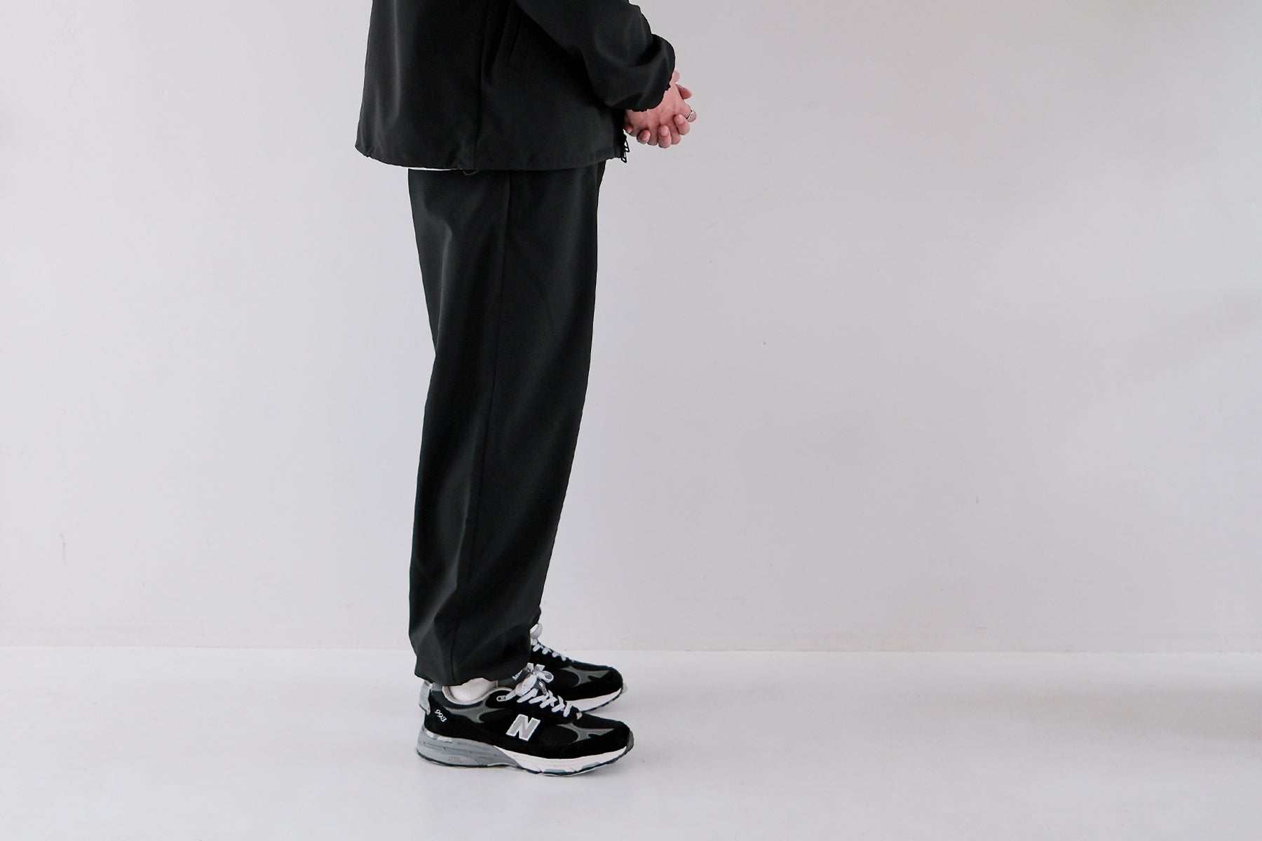 【予約】Minimalist Easy Pants (Drawstring) / Black【7月入荷予定】