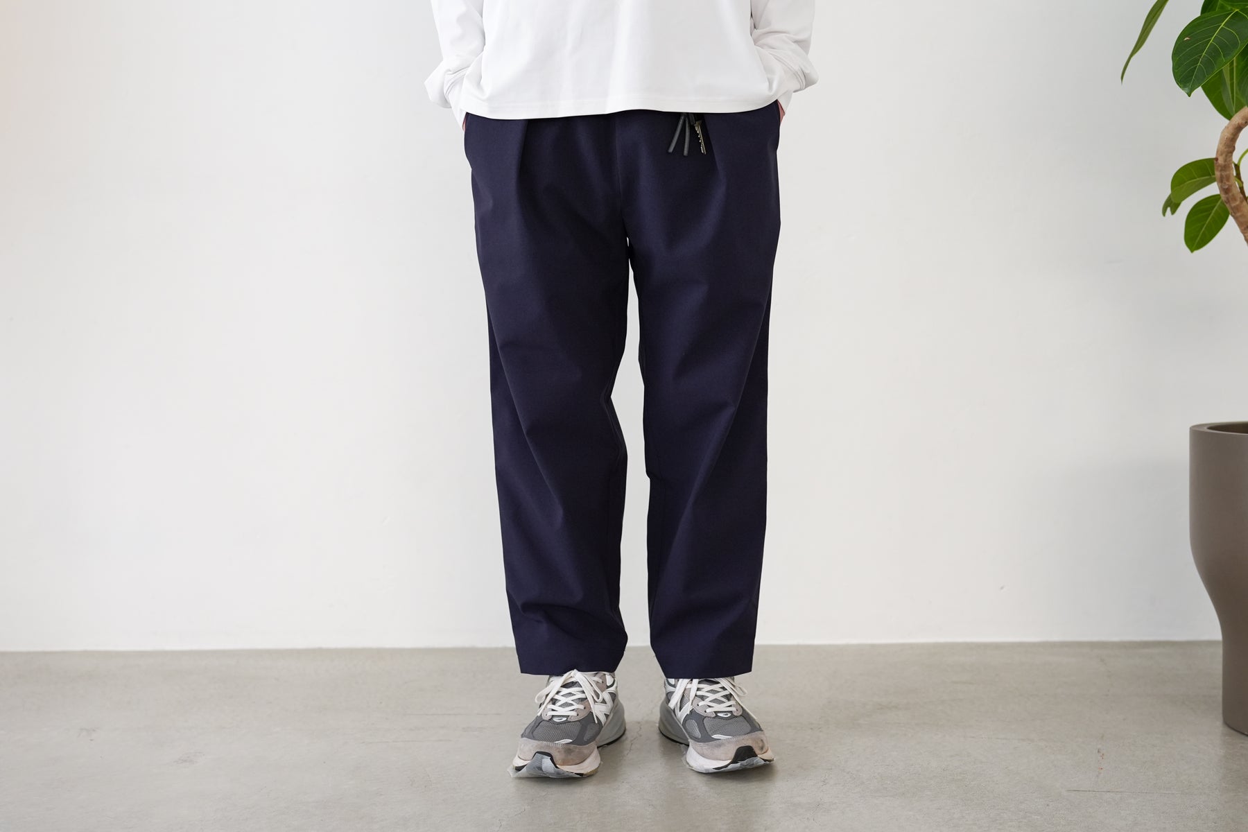 Minimalist Easy Pants (Relax) / Navy