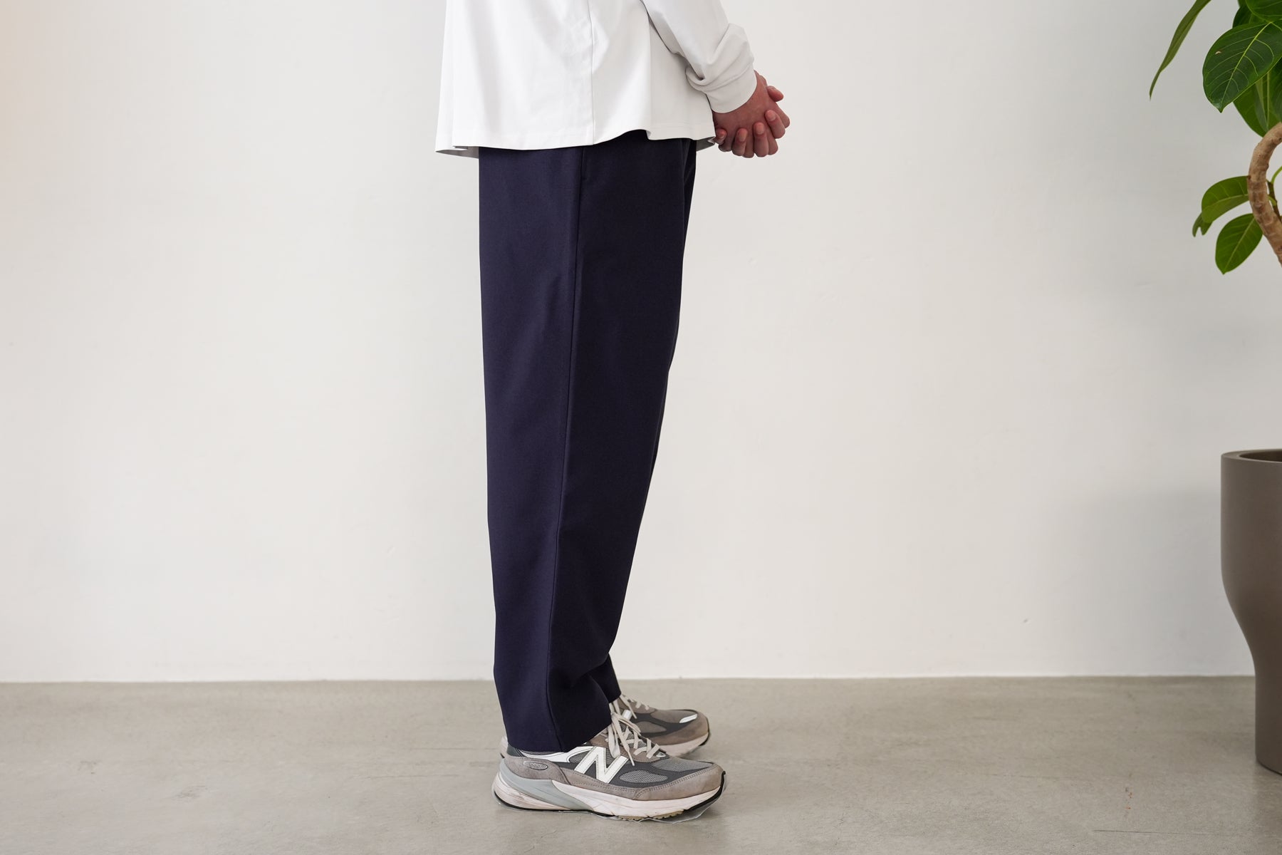 Minimalist Easy Pants (Relax) / Navy