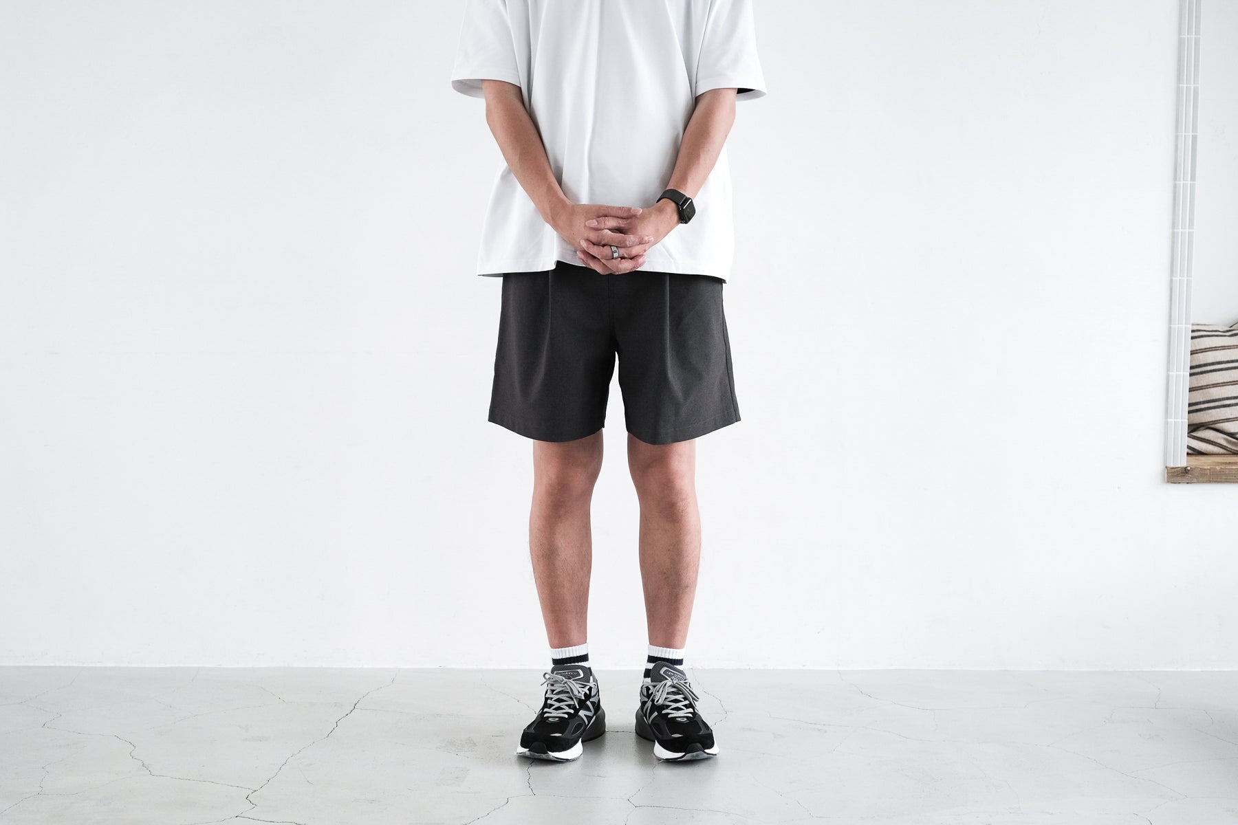 Minimalist Easy Shorts (Relax) / Gray【4月入荷予定】