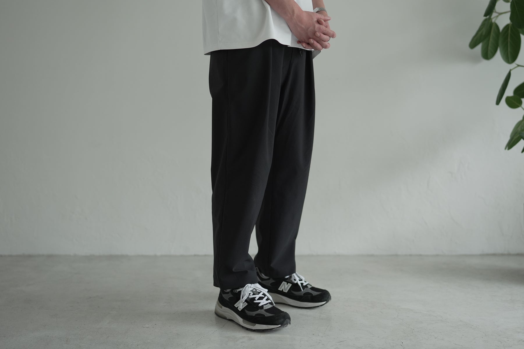 Minimalist Easy Pants (Relax) / Black