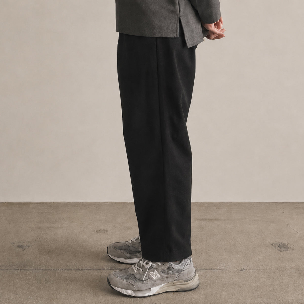 Minimalist Easy Pants (Relax) / Black