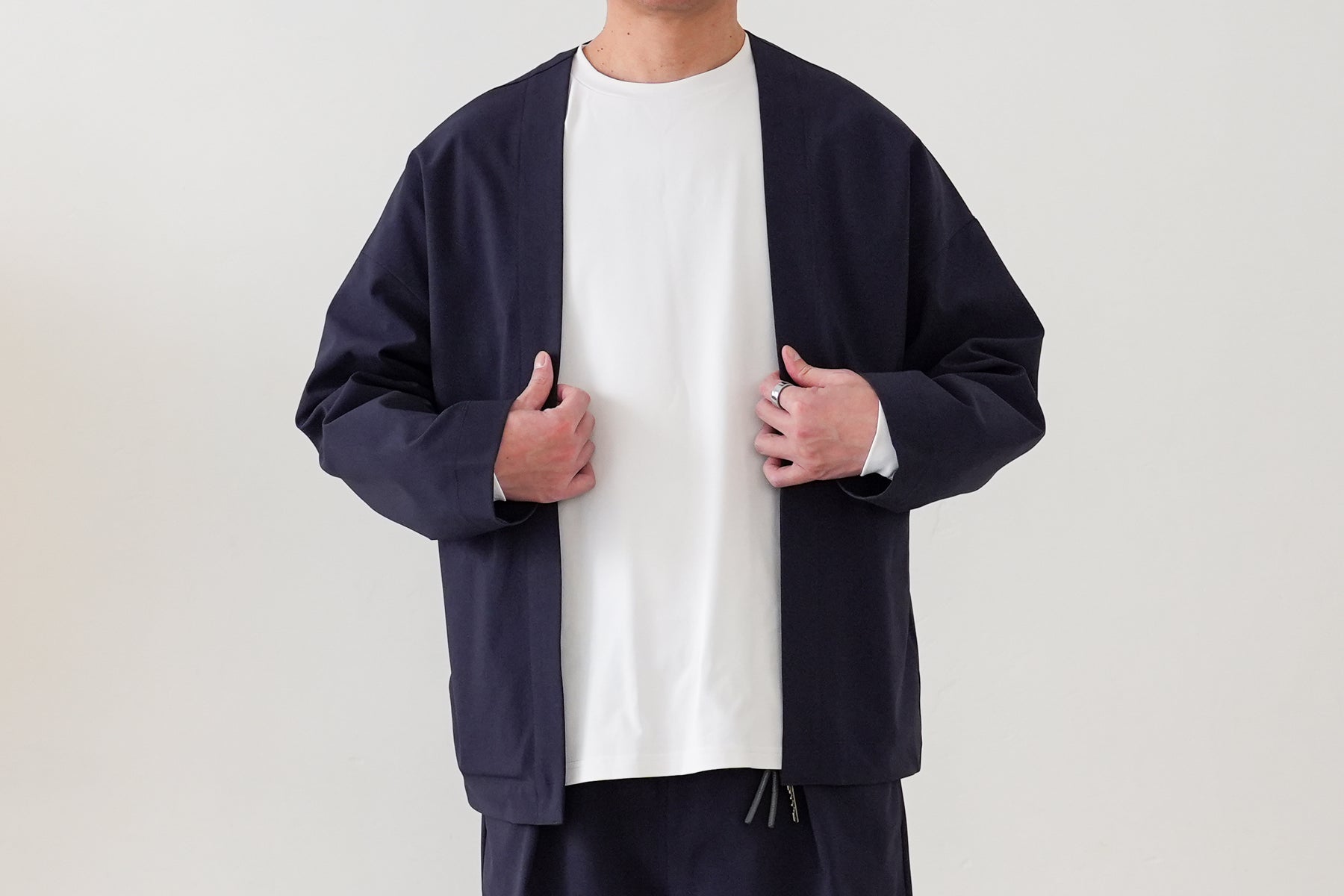 予約】Minimalist HAORI / Navy【5月入荷予定】