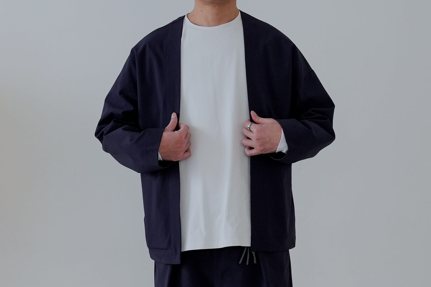 新品MNMM MINIMALIST HAORI / BLACKサイズ1 Minimalist HAORI / Navy