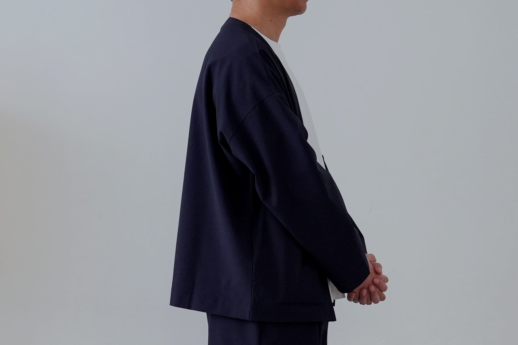 Minimalist HAORI / Navy