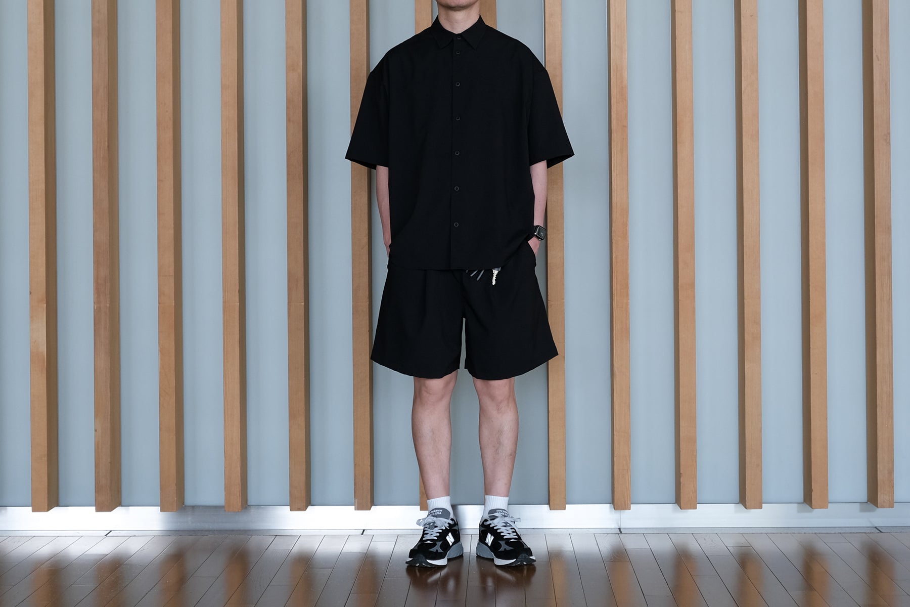 【予約】I/O Oversize Shirt SS / Black【8月入荷予定】