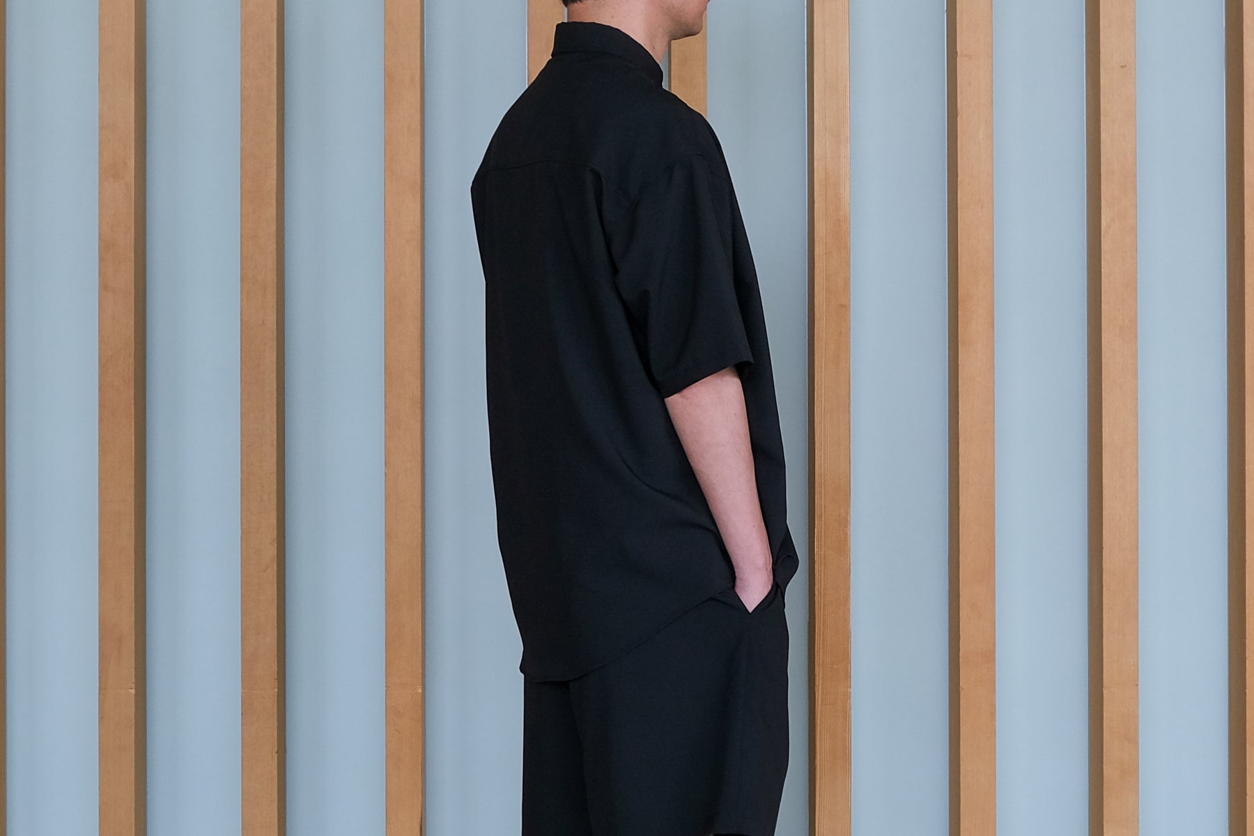 【予約】I/O Oversize Shirt SS / Black【8月入荷予定】