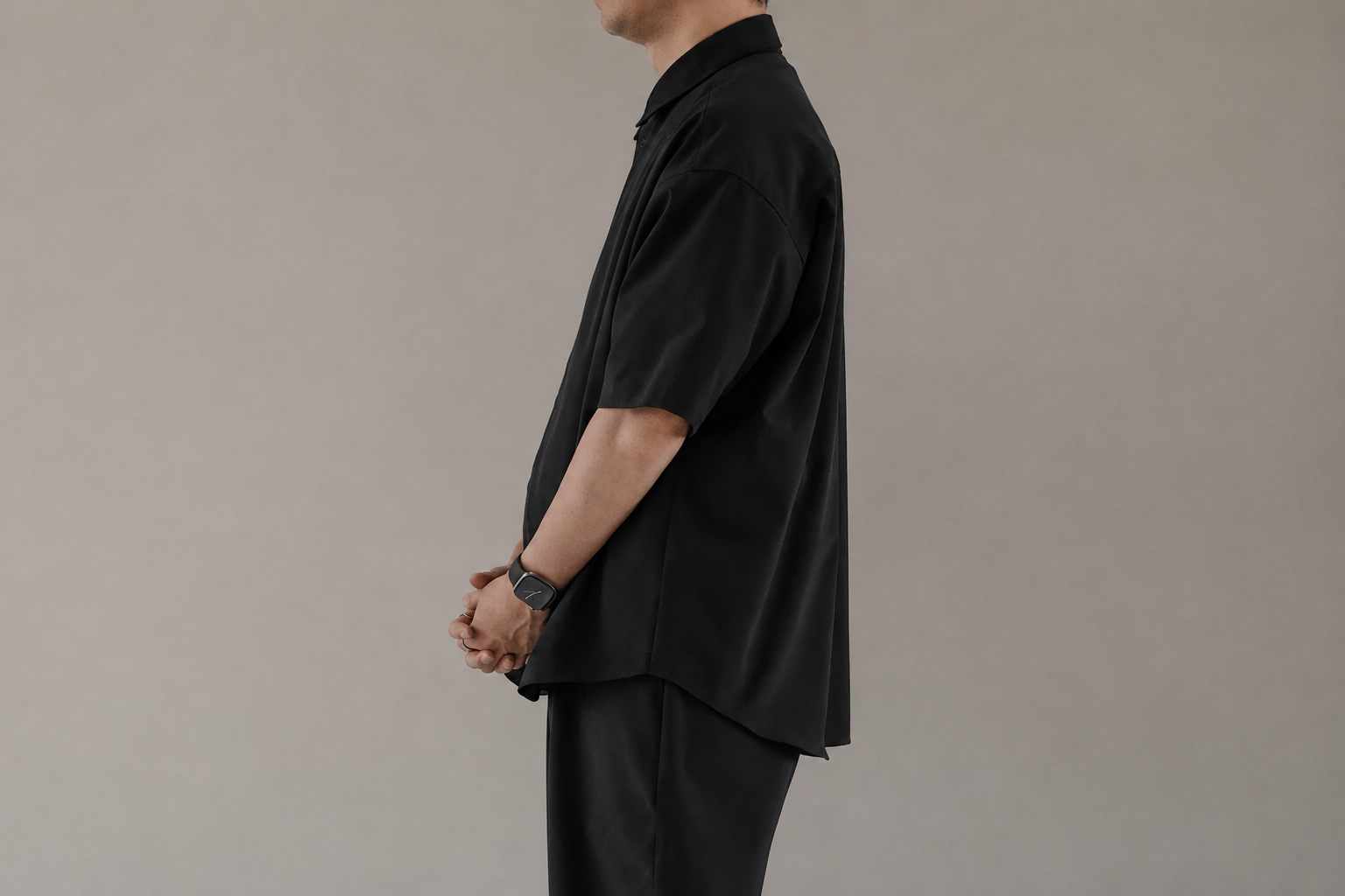 Minimalist OS Shirt SS / Black