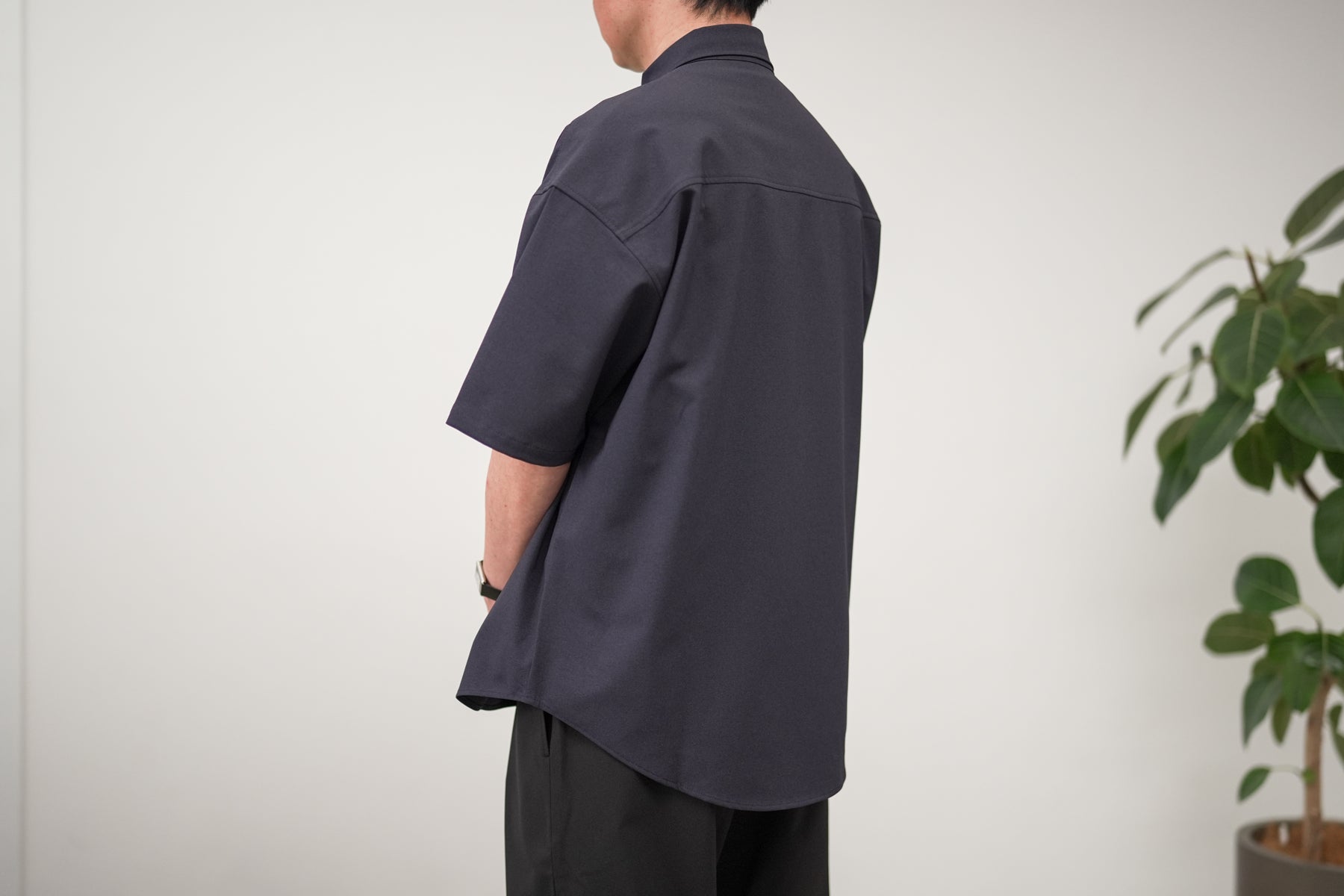 予約】Minimalist OS Shirt SS / Navy【7月入荷予定】