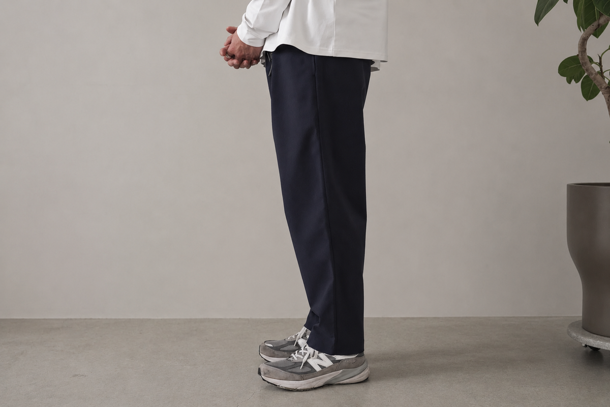 Minimalist Easy Pants (Relax) / Navy