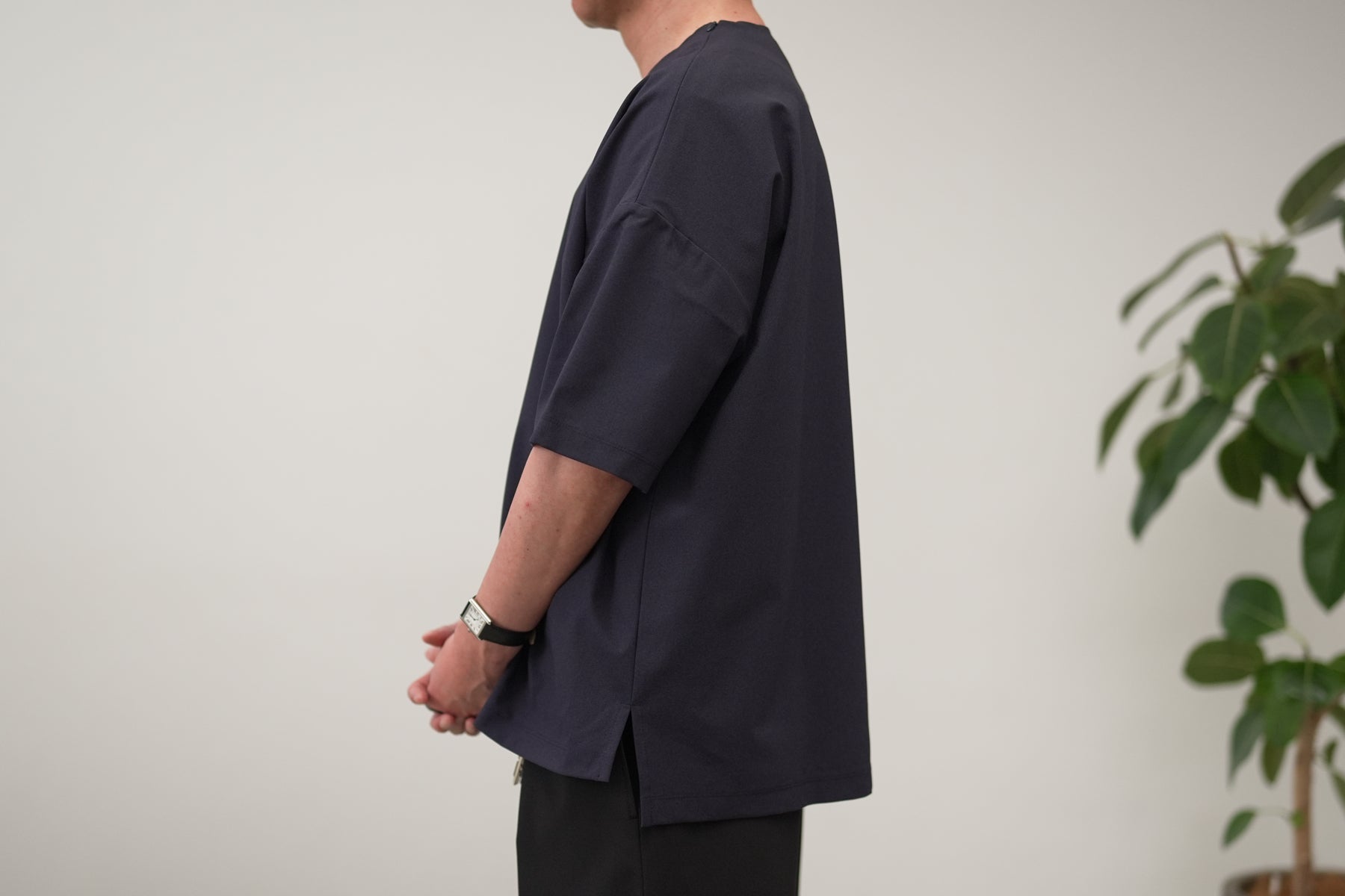 【予約】Minimalist Shirt SS / Navy【7月入荷予定】