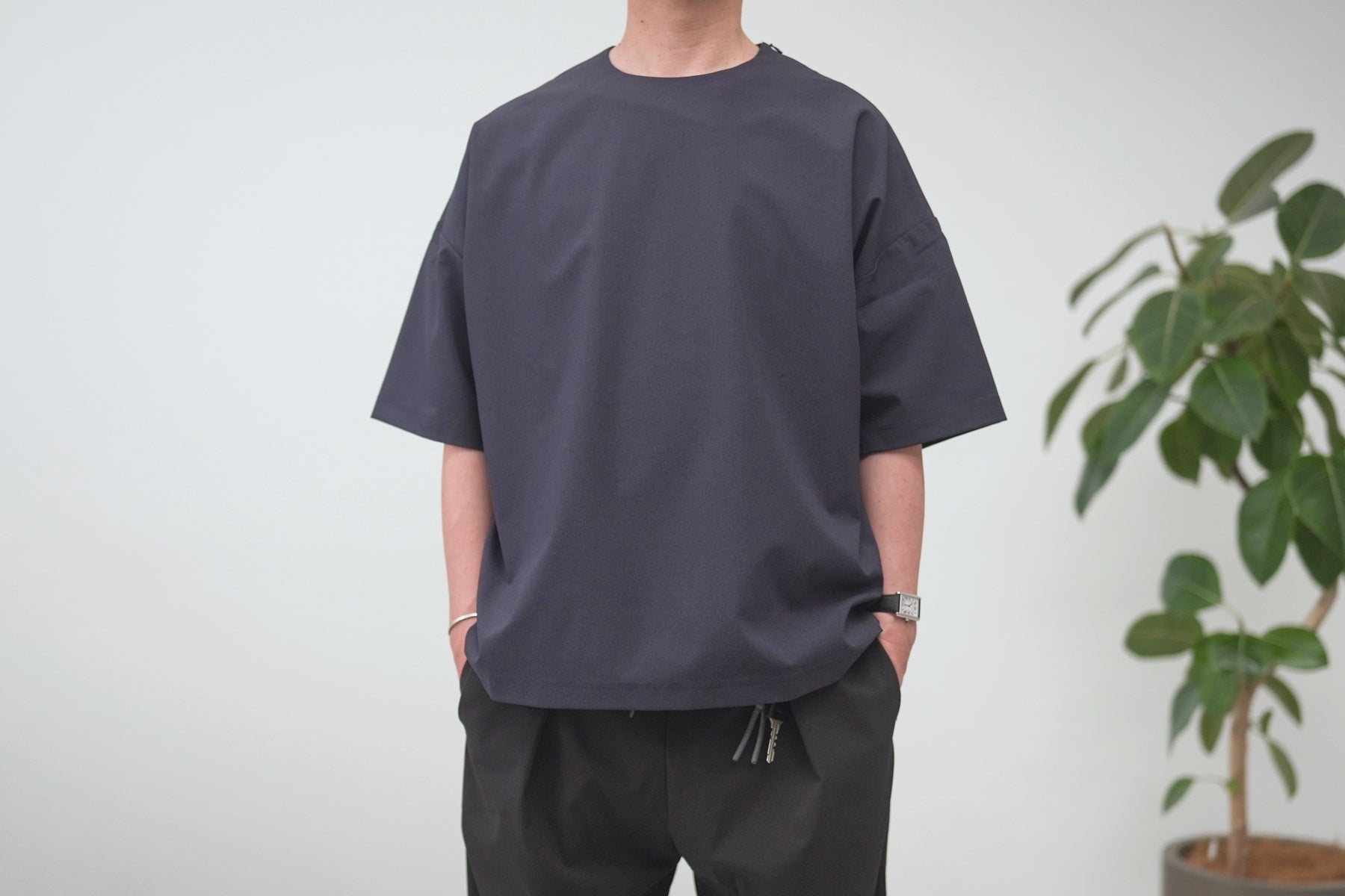 Minimalist Shirt SS / Navy【7月入荷予定】