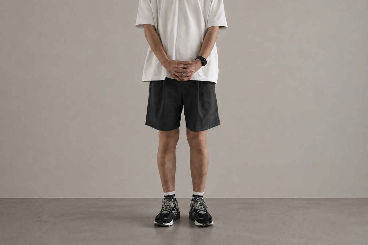 Minimalist Easy Shorts (Relax) / Gray