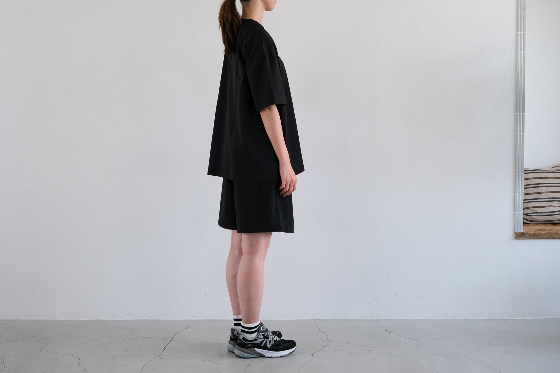 MOON-TECH® OVERSIZE TEE / Black
