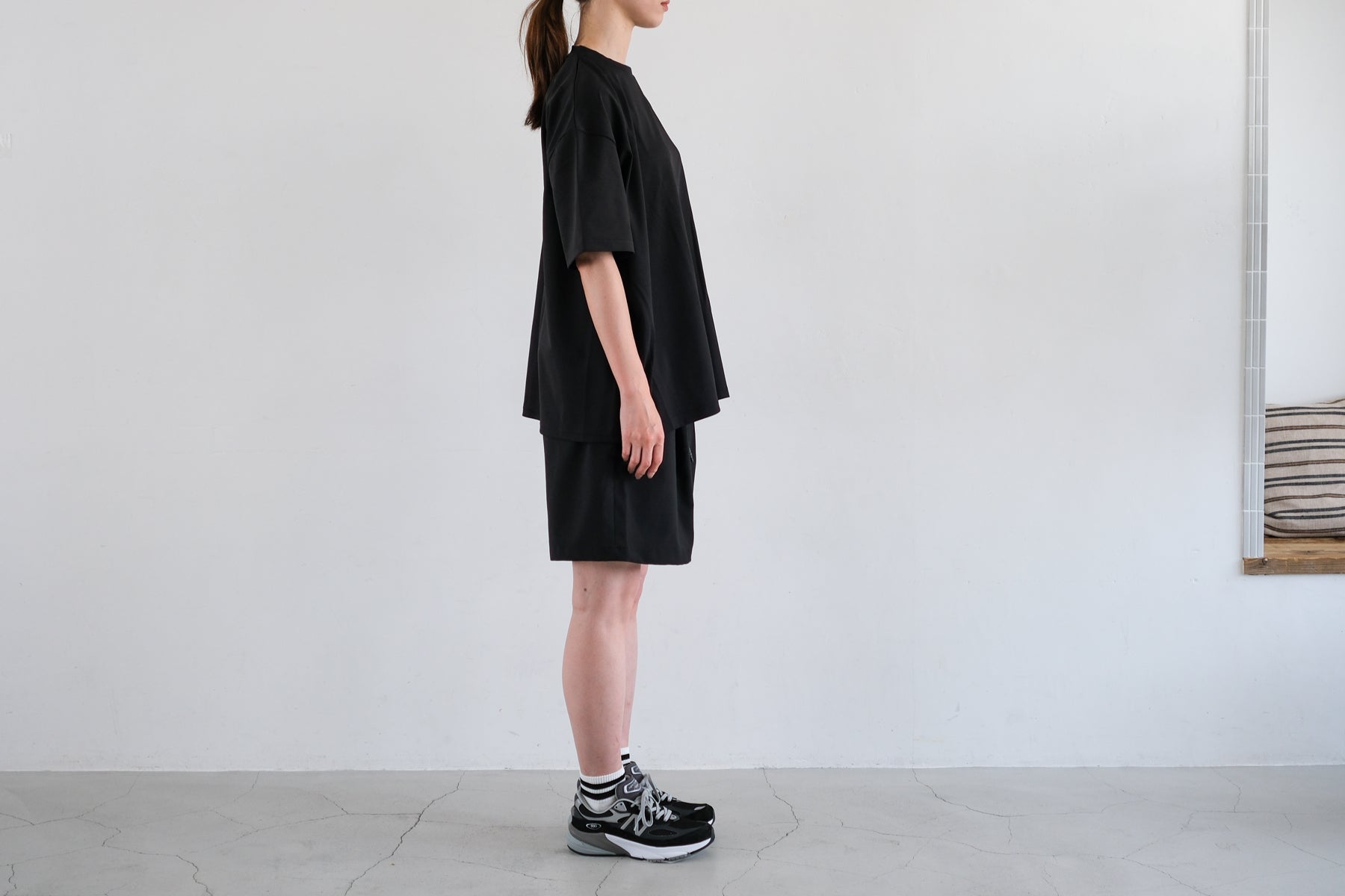 MOON-TECH® OVERSIZE TEE / Black