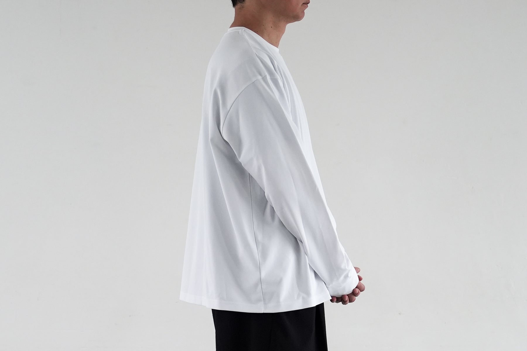 MOON-TECH® OVERSIZE TEE LS / White