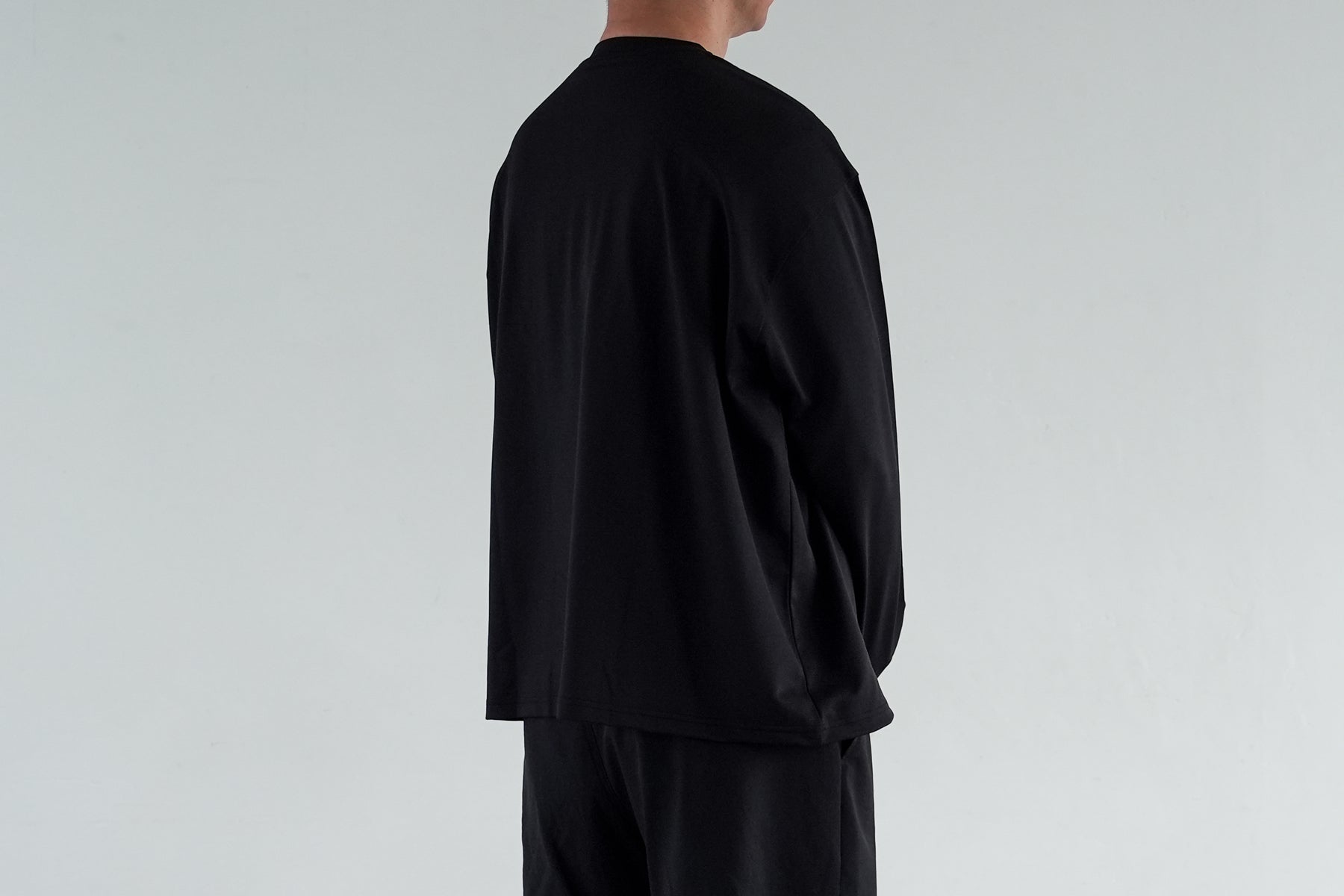 MOON-TECH® OVERSIZE TEE LS / Black