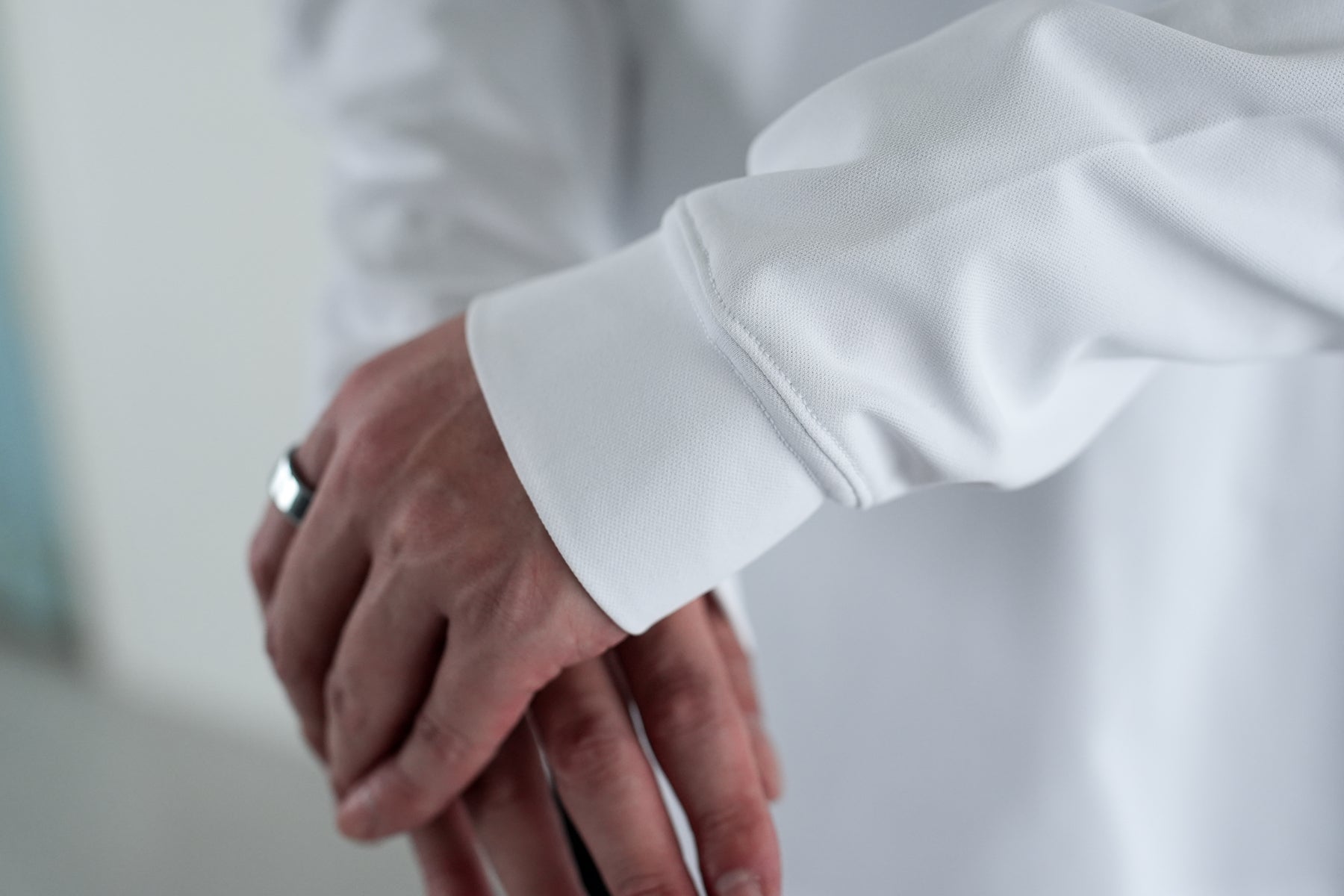 MOON-TECH® OVERSIZE TEE LS / White