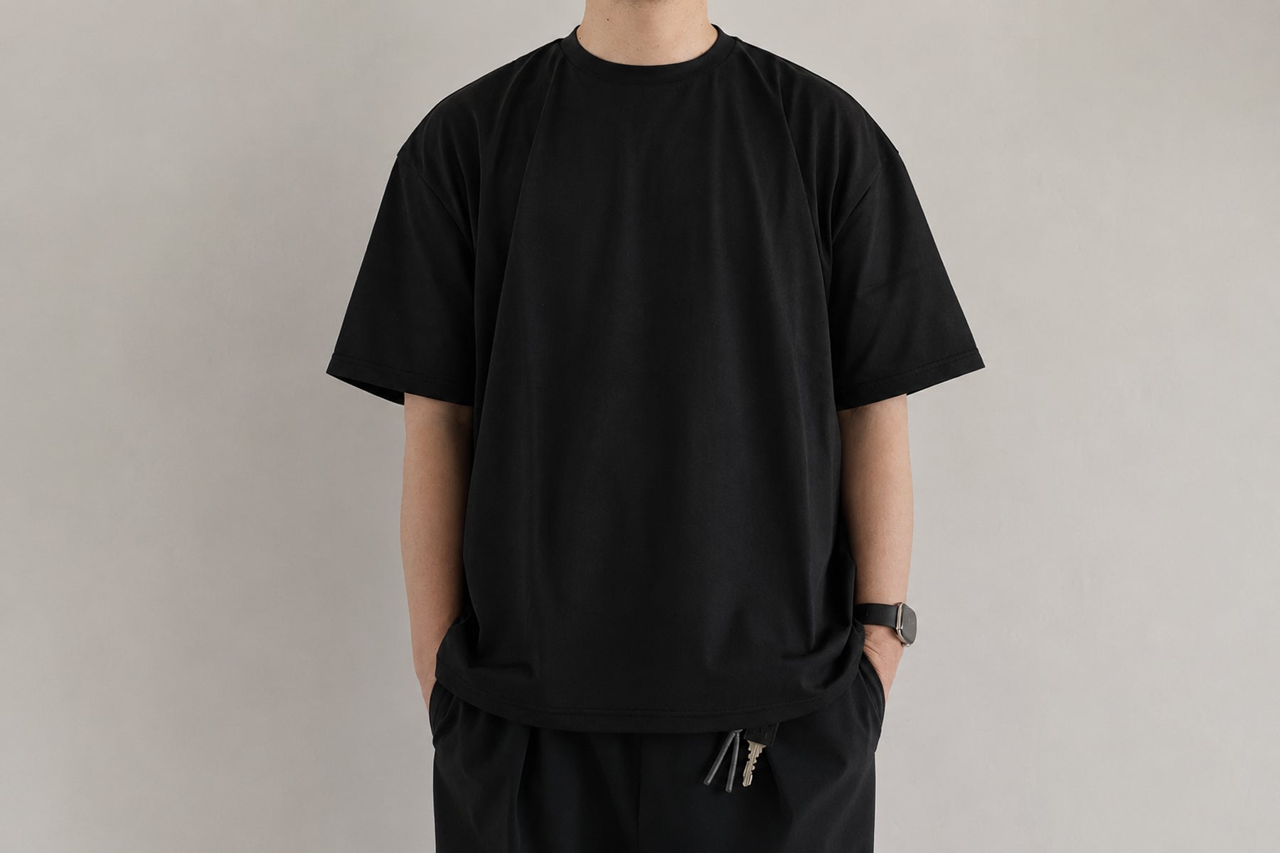 MOON-TECH® OVERSIZE TEE / Black