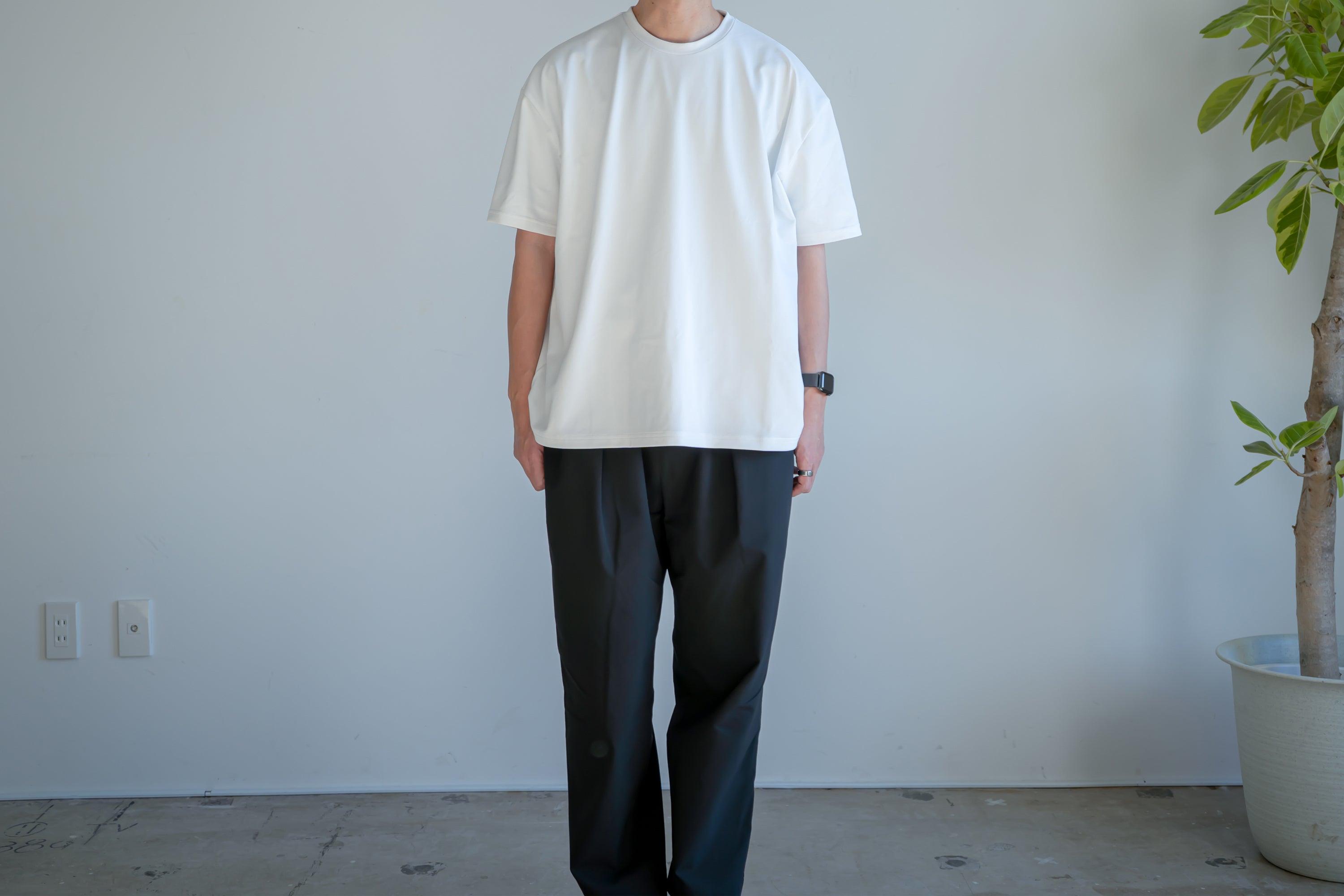 MOON-TECH® Oversize Tee / White